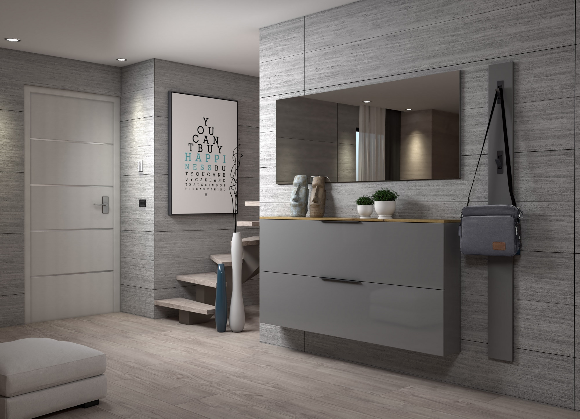 INOSIGN Garderobenpaneel »Space« 1 Stk. tlg.