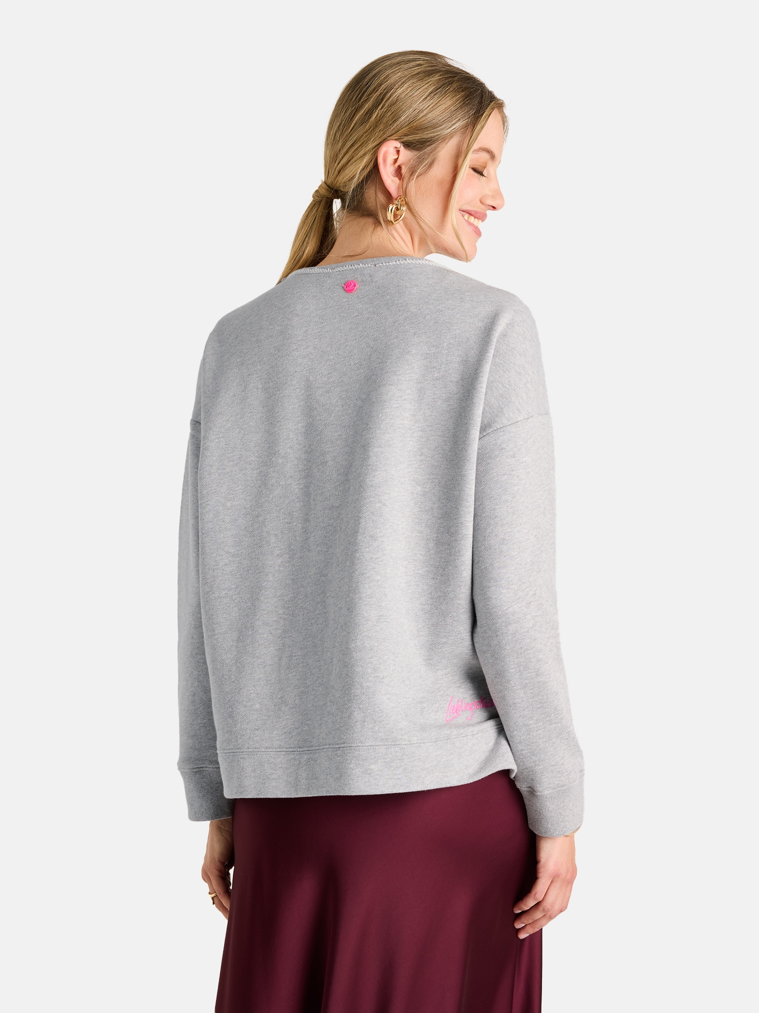 Lieblingsstück Sweatshirt »AjaL«, mit floralem Motiv, Rundhals
