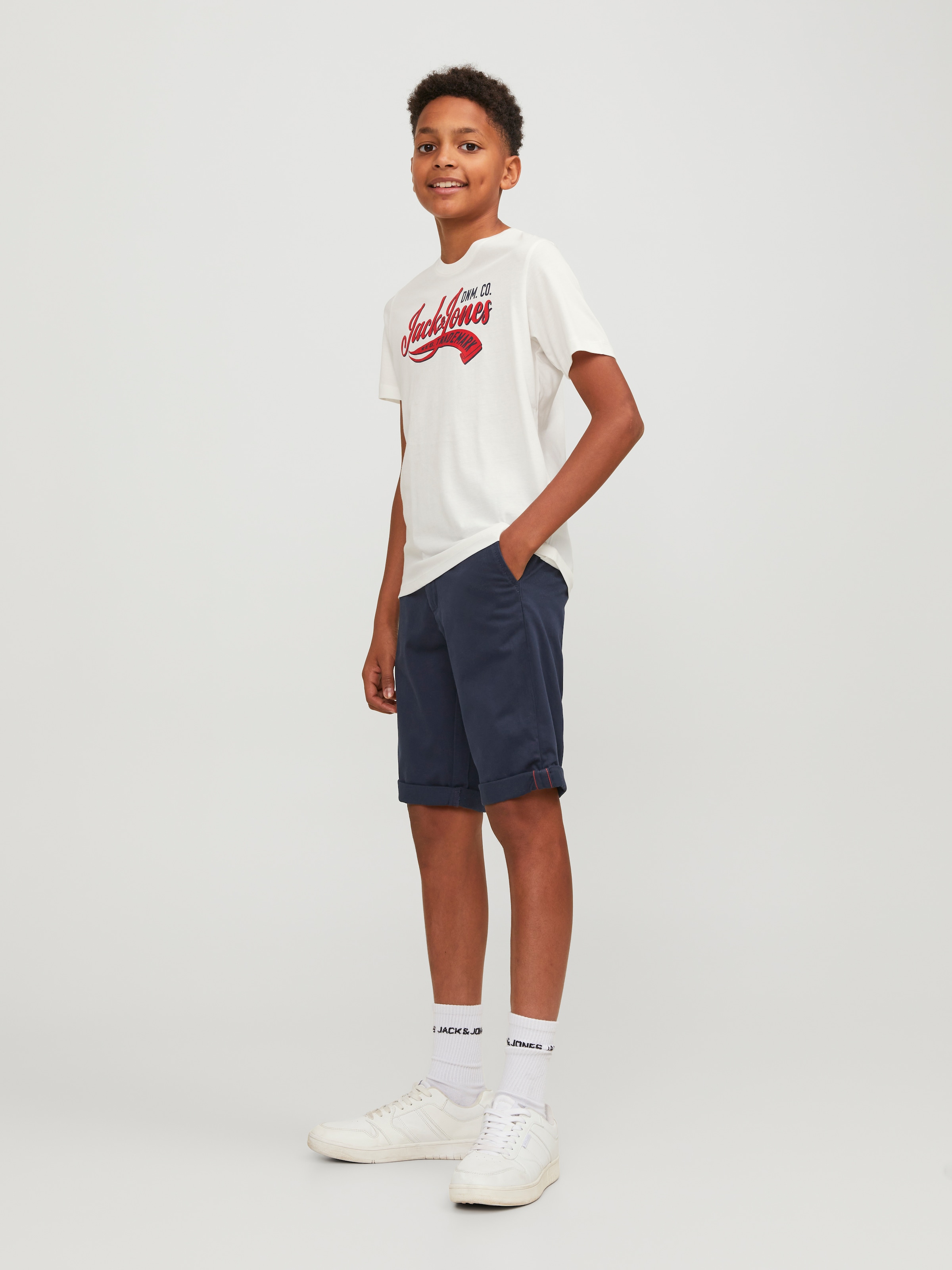 Jack & Jones Junior Chinoshorts »JPSTBOWIE JJSHORTS SOLID SN JNR«