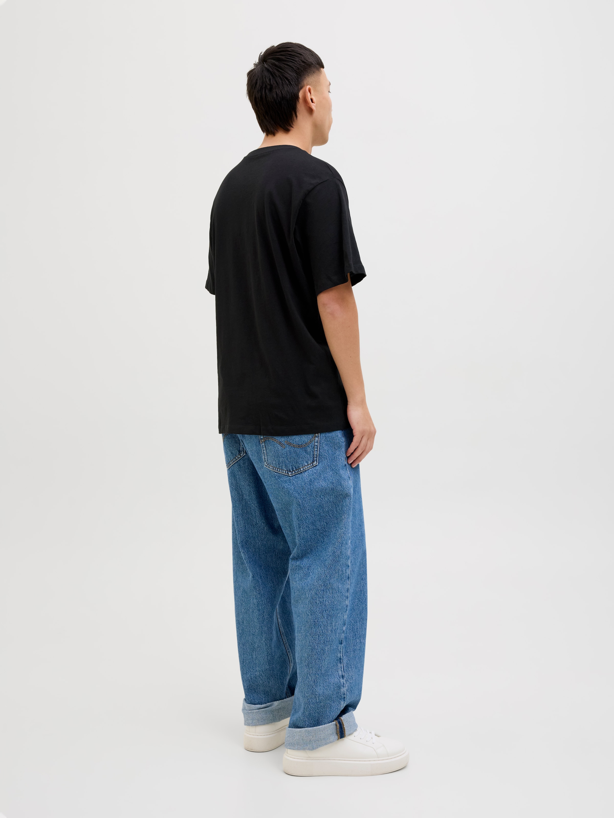 Jack & Jones Kurzarmshirt »JJHUGO LOOSE TEE SS CREW NECK 3PK MP«