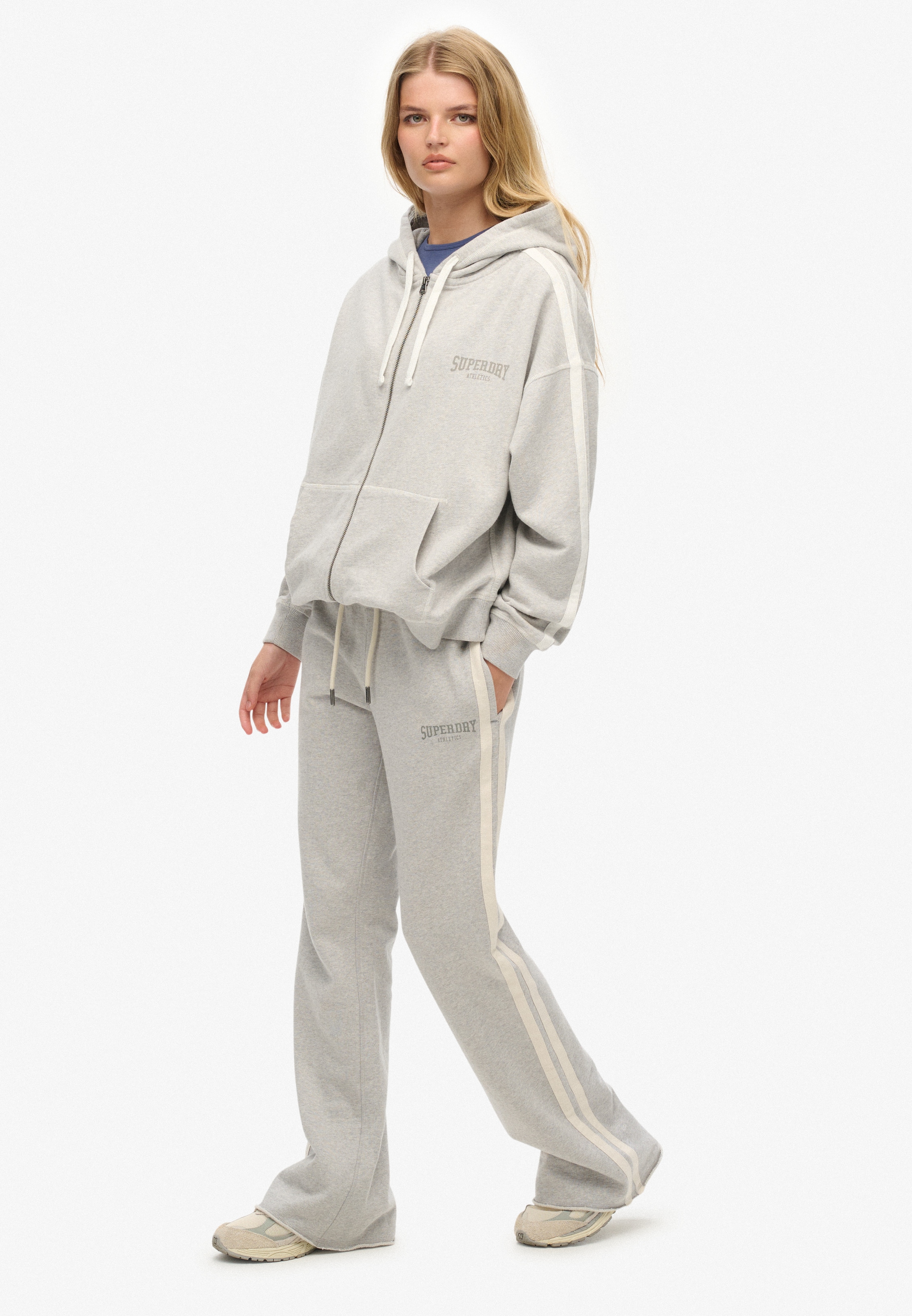 Superdry Sweathose »ATHLETIC STRIPE FLARE JOGGER«