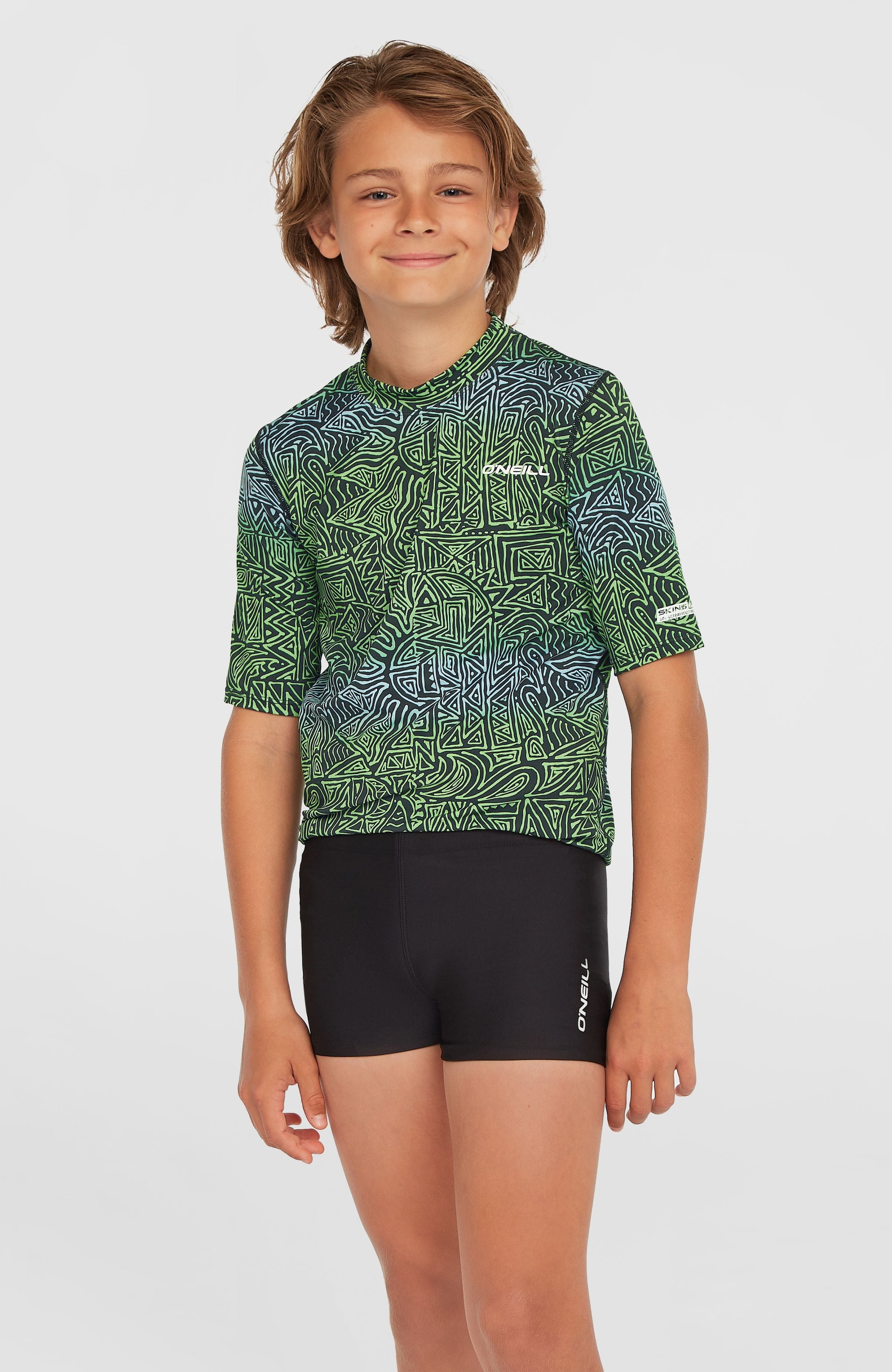 Image of ONeill Badeshorts "ONEILL RACERS" mit Markenmotiv am Bein, aus Polyester und Elasthan