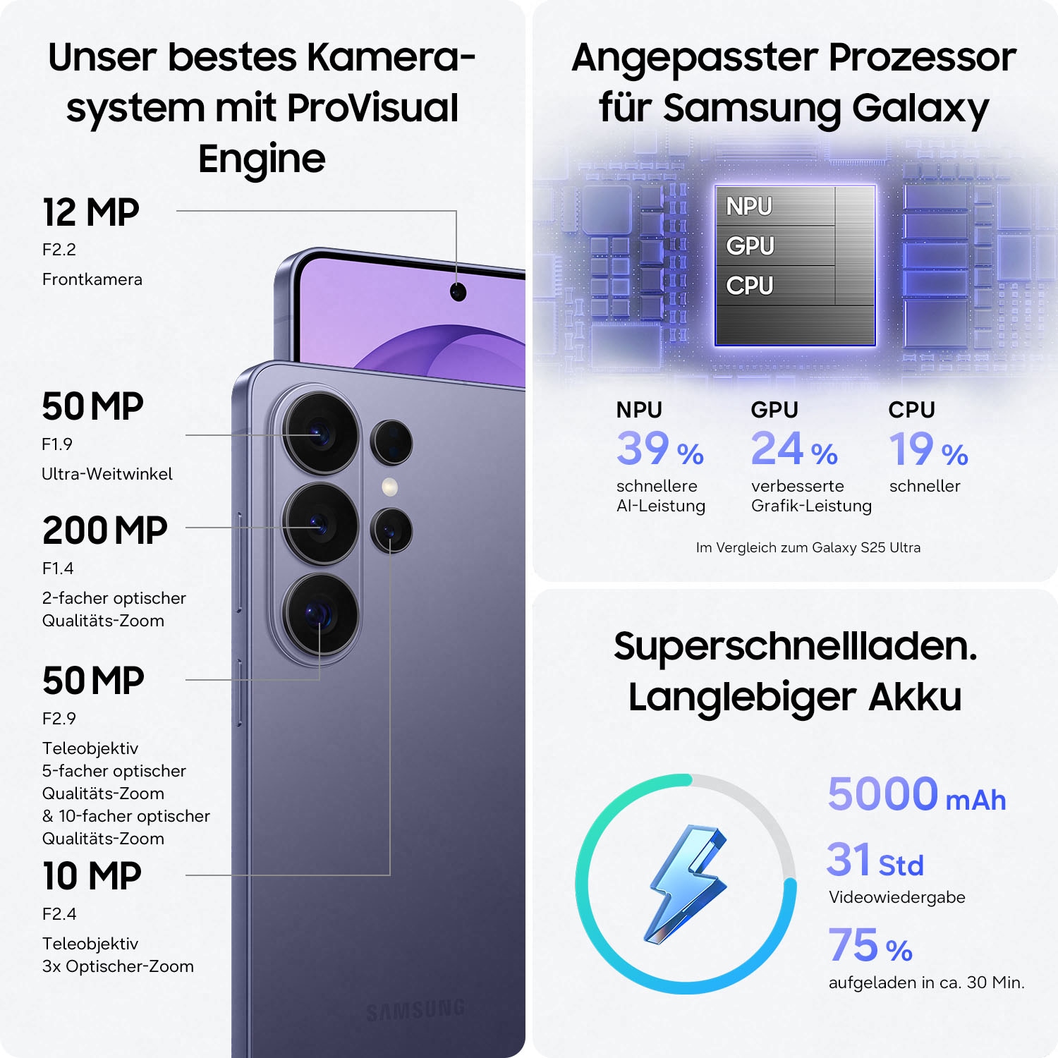 Samsung Smartphone »Galaxy S26 Ultra« Schwarz