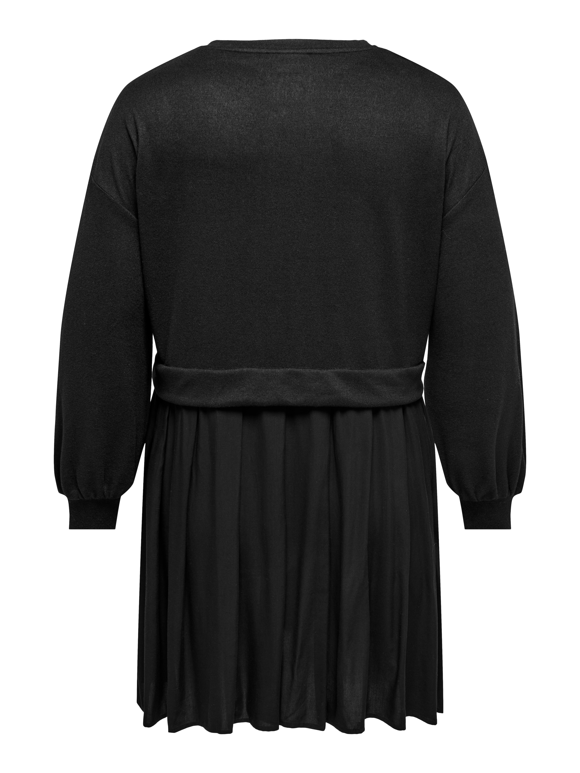 ONLY CARMAKOMA Jerseykleid »CARUMA ALBA L/S MIX KNEE DRESS JRS«, Sommerkleid