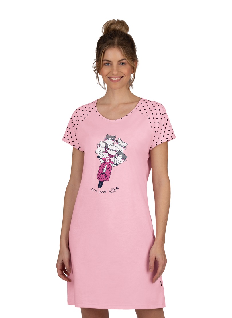 Image of Trigema Nachthemd, mit grossem Katzen-Motiv bei Ackermann Versand Schweiz