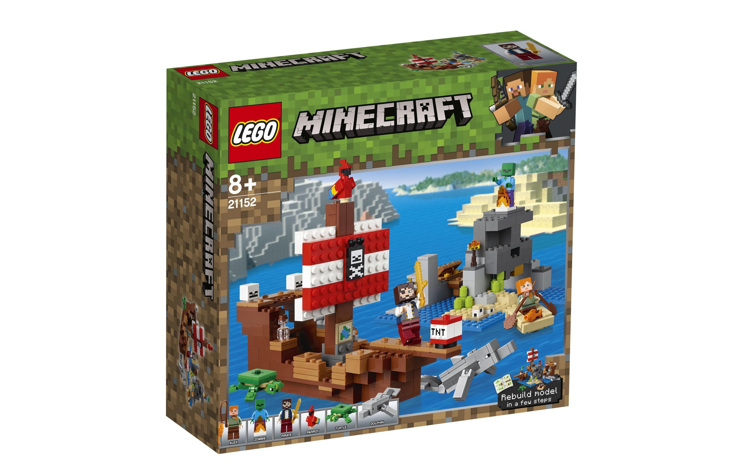 Image of LEGO® Spielbausteine »Minecraft Das Piratenschiff-Abenteuer« bei Ackermann Versand Schweiz
