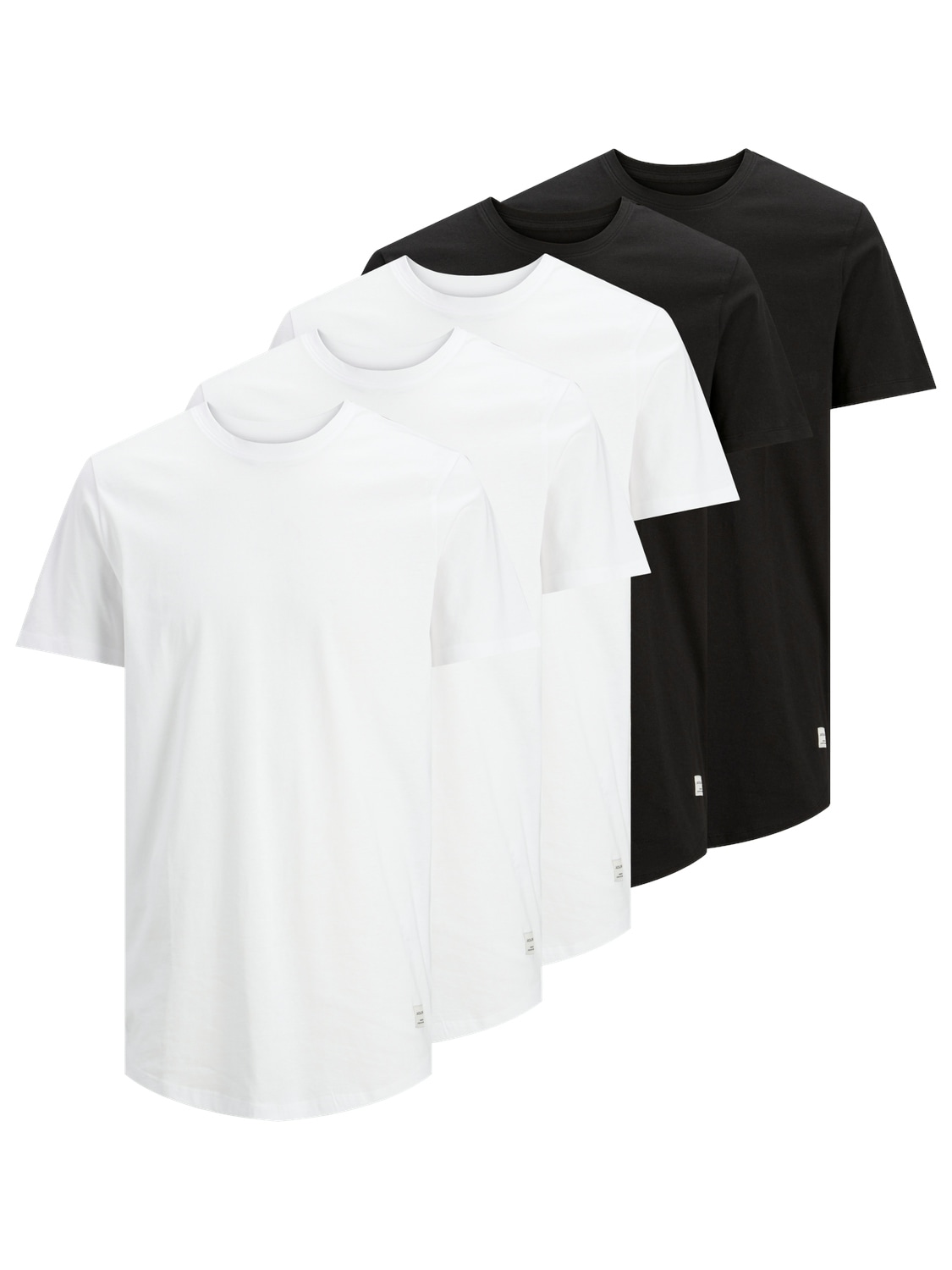 Jack & Jones T-Shirt »JJENOA TEE SS CREW NECK 5PK MP NOOS«