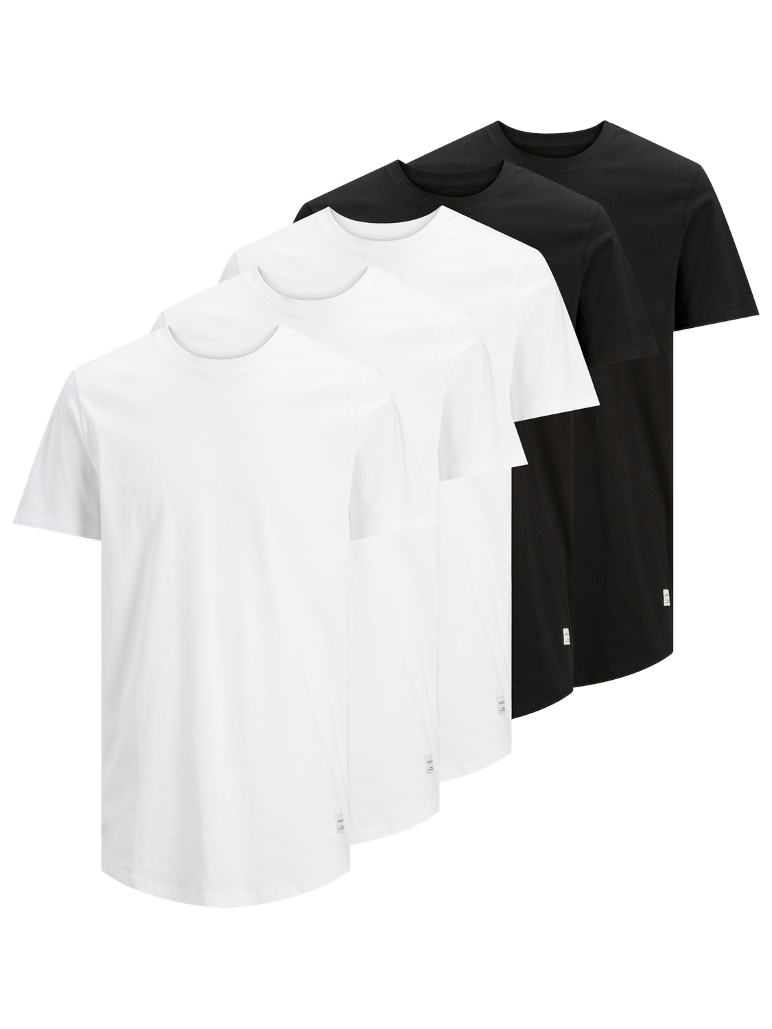 Image of Jack & Jones T-Shirt "JJENOA TEE SS CREW NECK 5PK MP NOOS" Packung, 5er-Pack, 5 Stk.