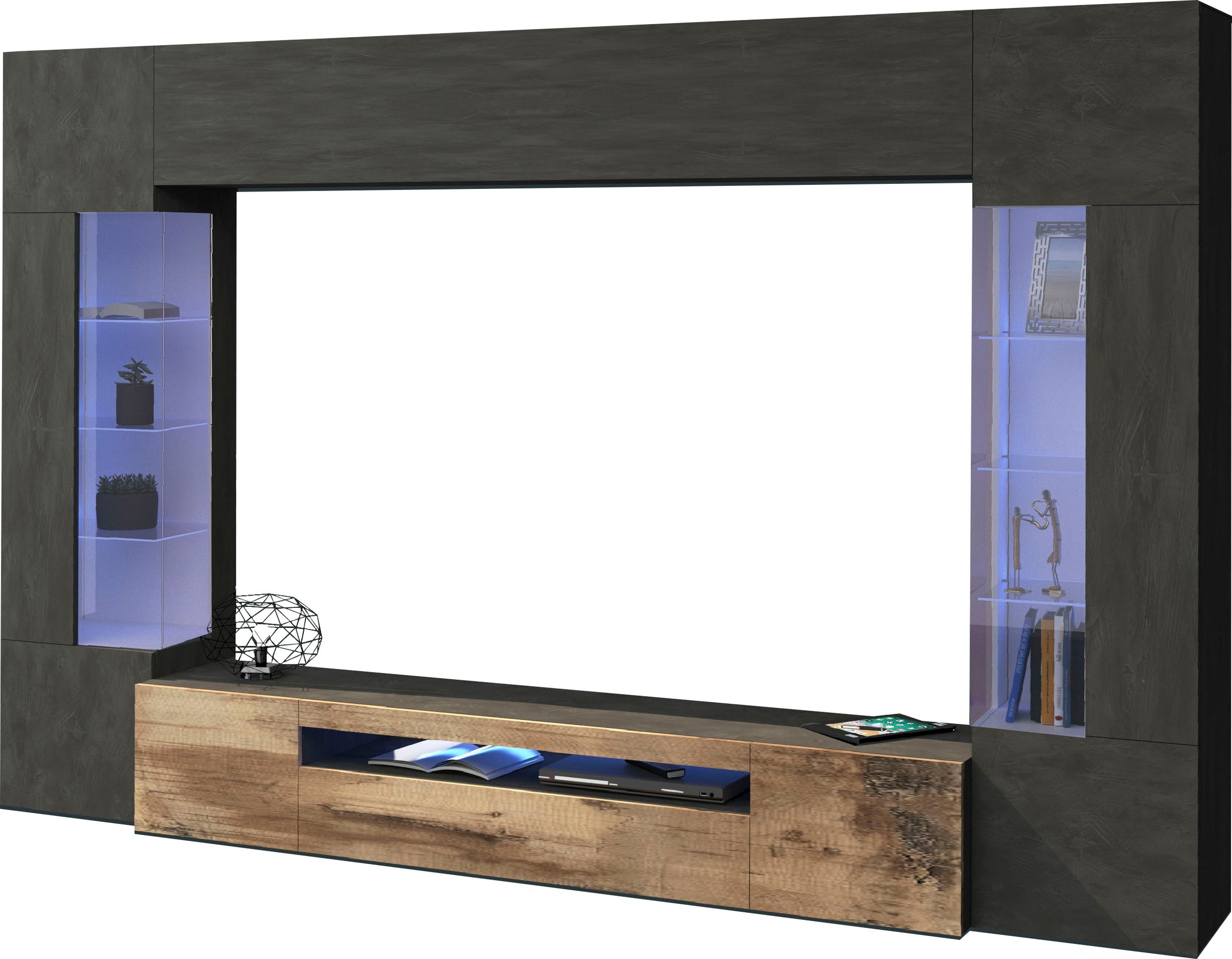 Image of GOODproduct Wohnwand "New Egypt" Breite 290cm, 4 Stk. tlg.