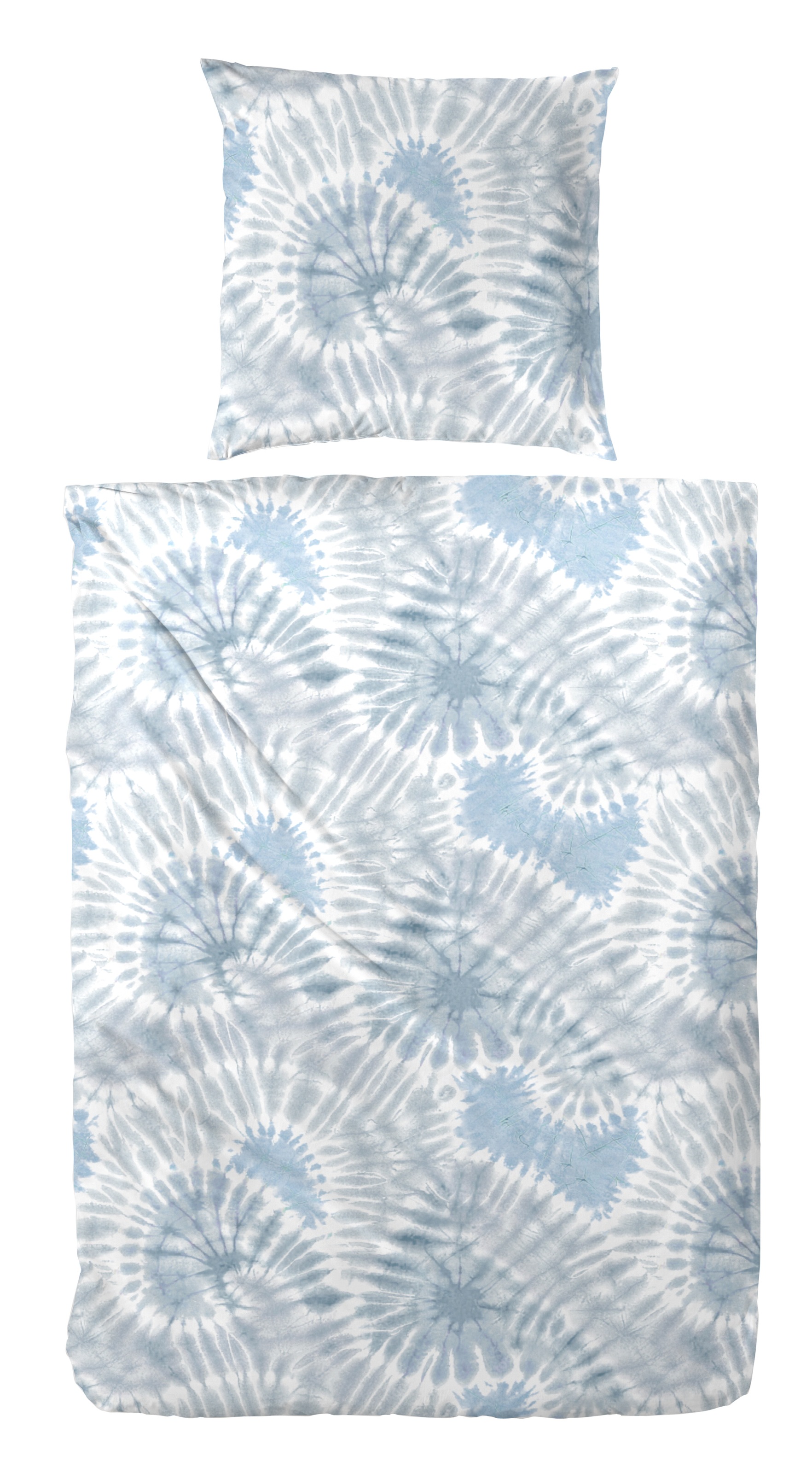 Image of Primera Bettwäsche "Primera Renforce-Bettwäsche Swirl" 2 Stk. in einem lebhaften Batik-Look