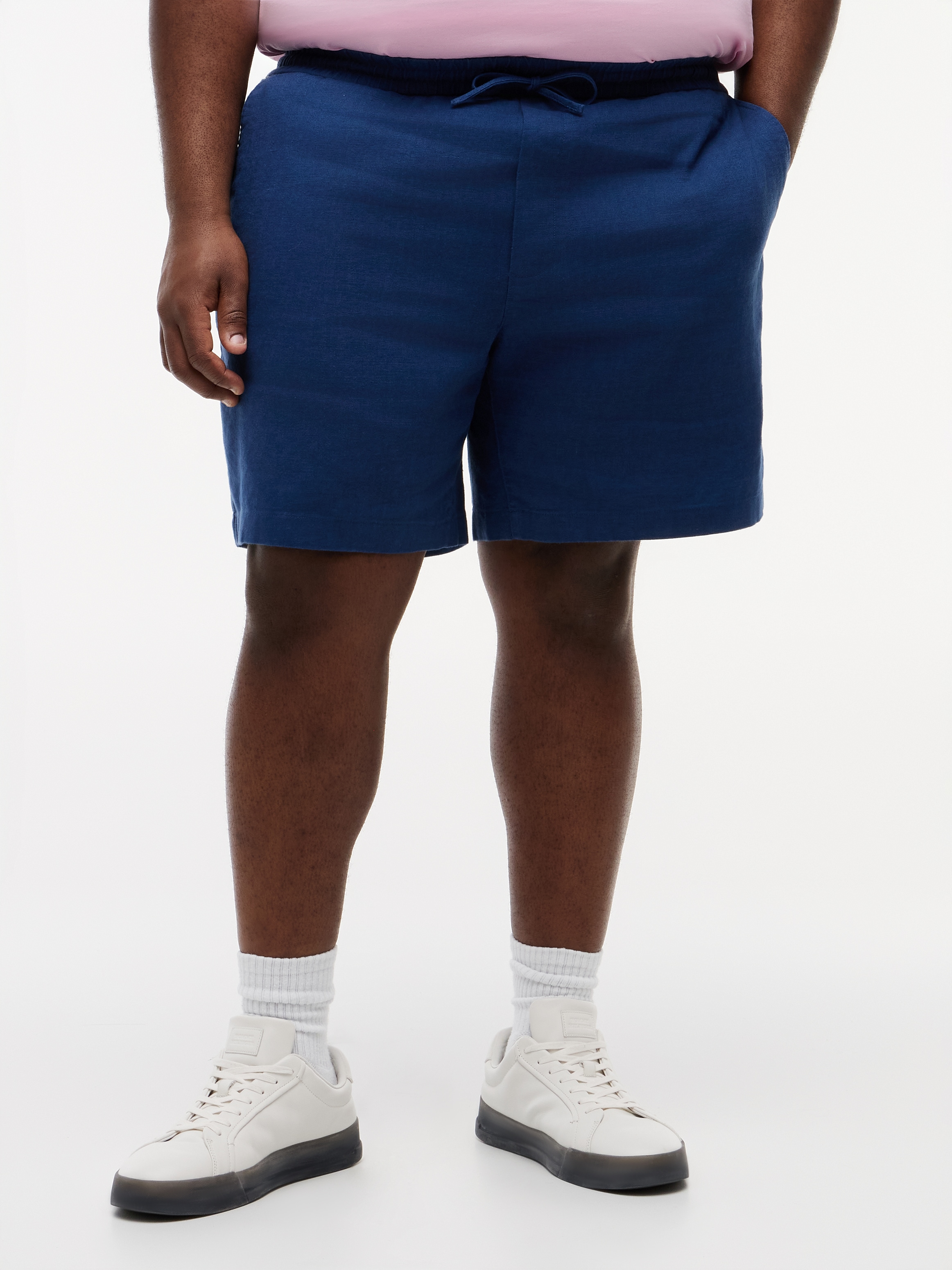 Image of Tommy Hilfiger Big & Tall Chinoshorts "BT-DOVER" Grosse Grössen, aus Leinenmix, regular fit, elastischer Bund