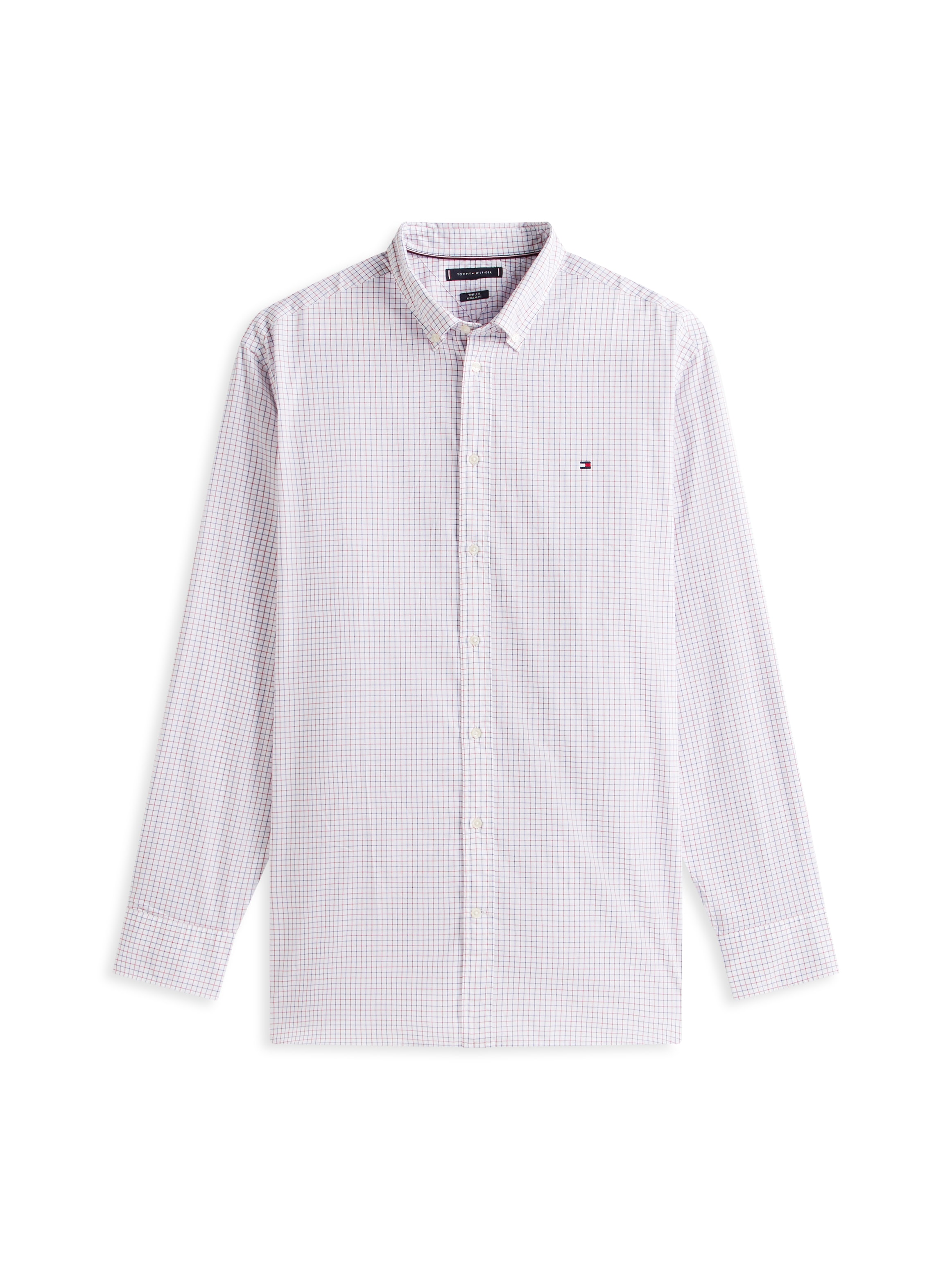 Tommy Hilfiger Big & Tall Chemise à manches longues »BT - CORE TATTRSALL POP« Grosse Grössen, Button-down-Kragen, regular fit