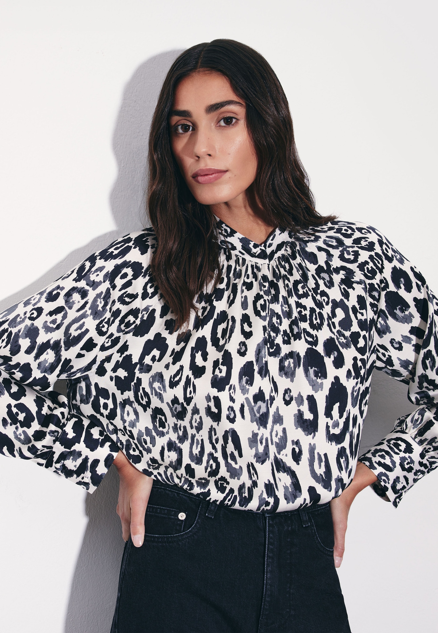 seidensticker Blouse classique impression col rond 1/1