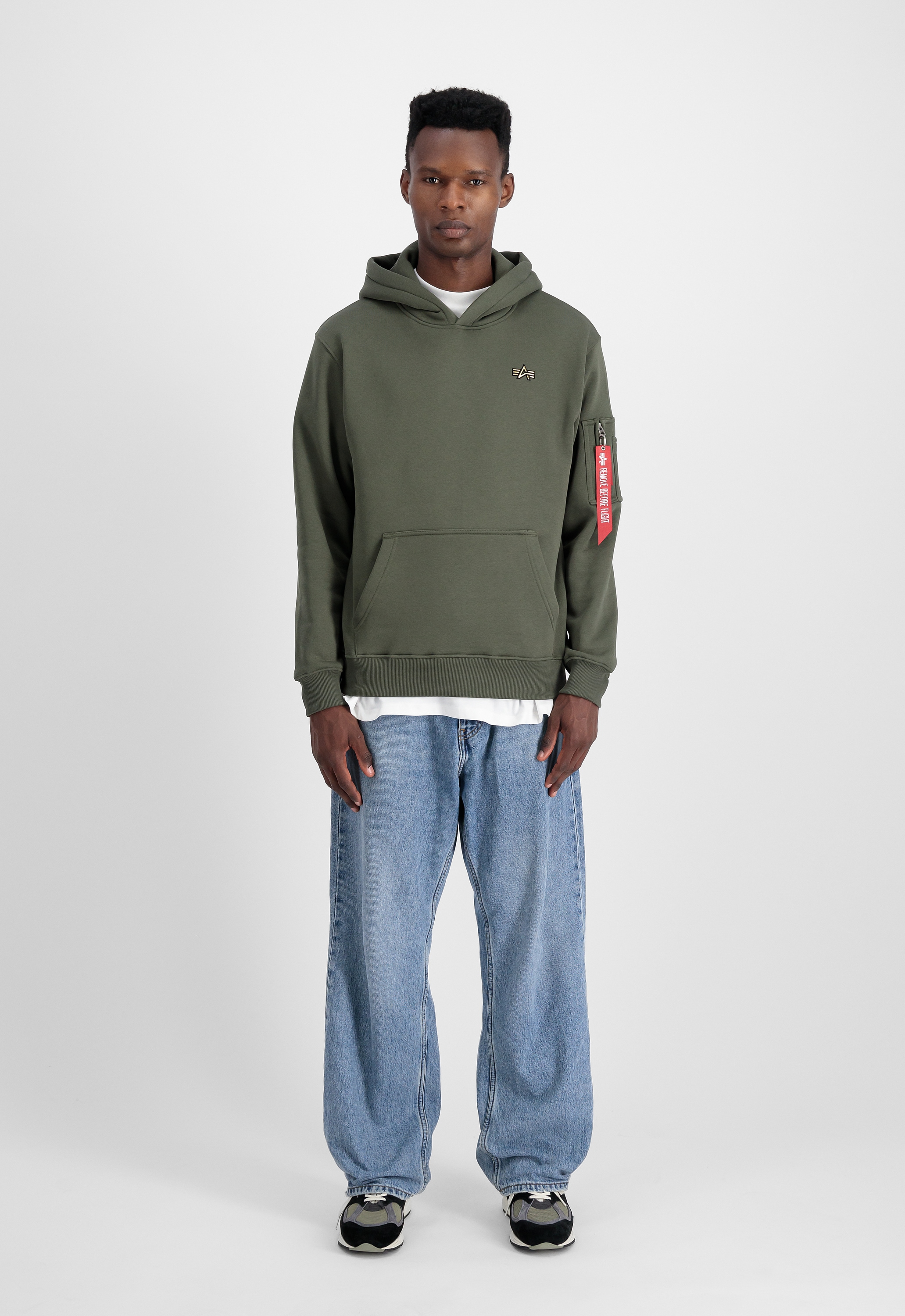 Alpha Industries Hoodie »Alpha Industries Men - Hoodies 3D Small Logo Hoodie«
