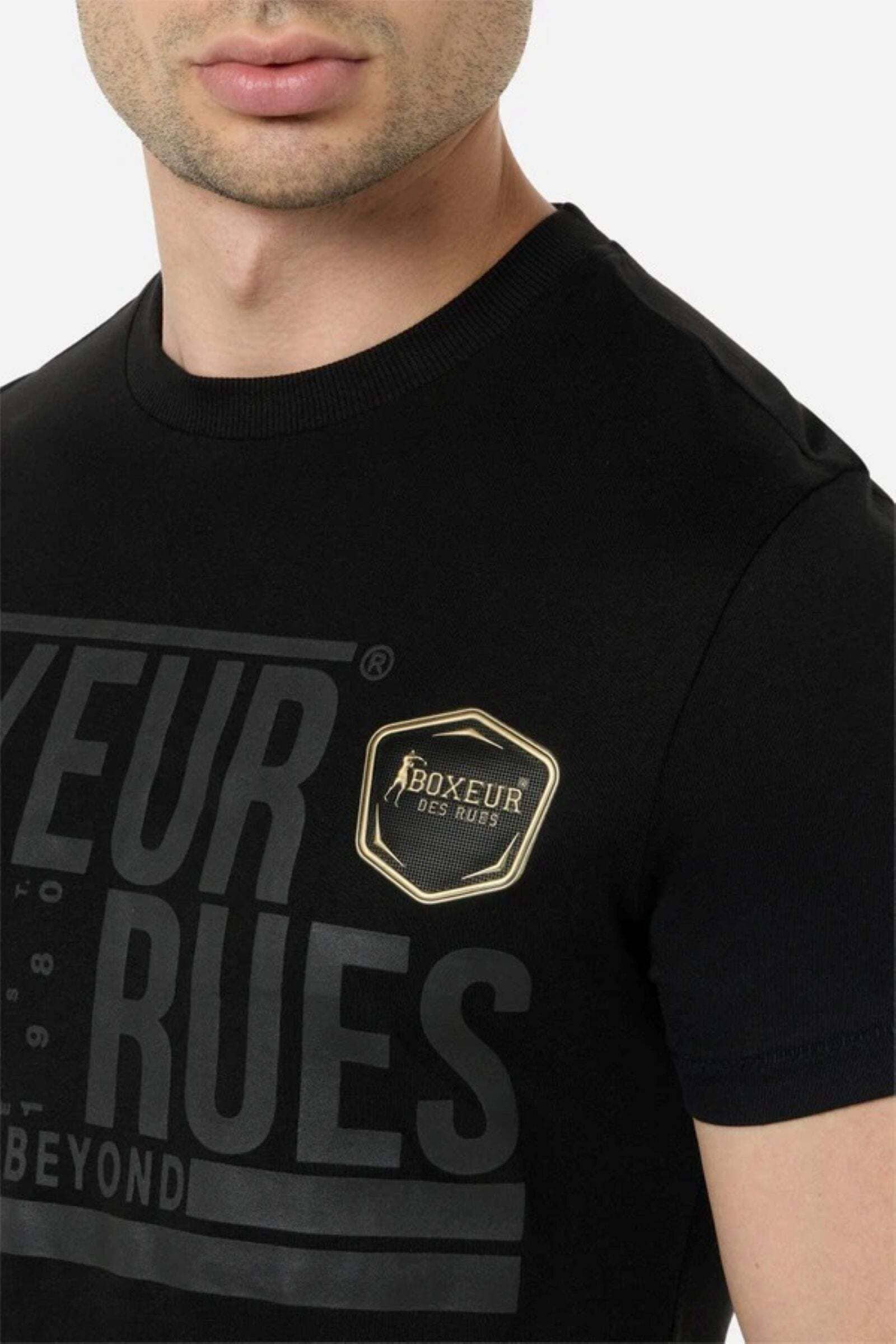 BOXEUR DES RUES T-shirt »BOXEUR DES RUES T-Shirt 3D Graphic With Patch«