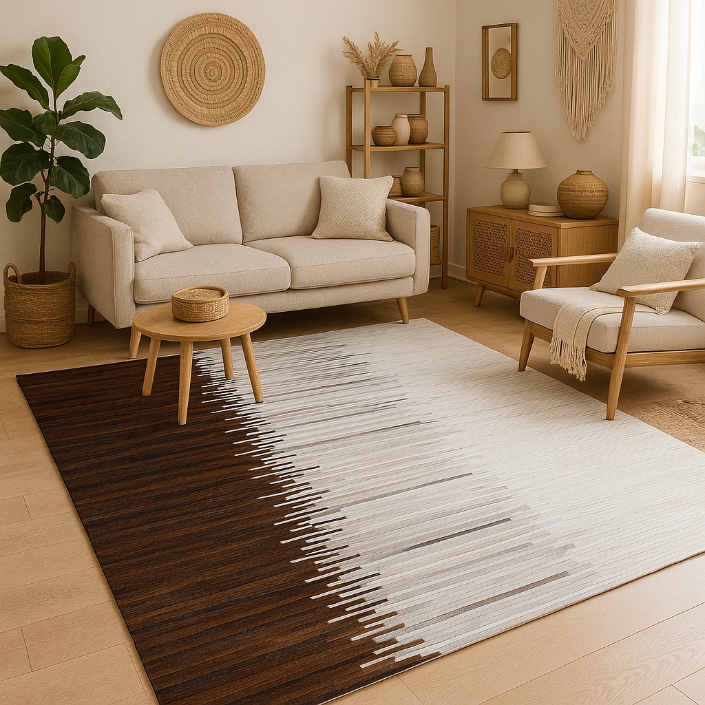 Image of Myflair Möbel & Accessoires Fellteppich "Urban Hide, echtes Rinderfell, LAGERRÄUMUNG" rechteckig 10 mm Höhe handgenäht, Naturprodukt, natürliche Struktur & Premium-Look