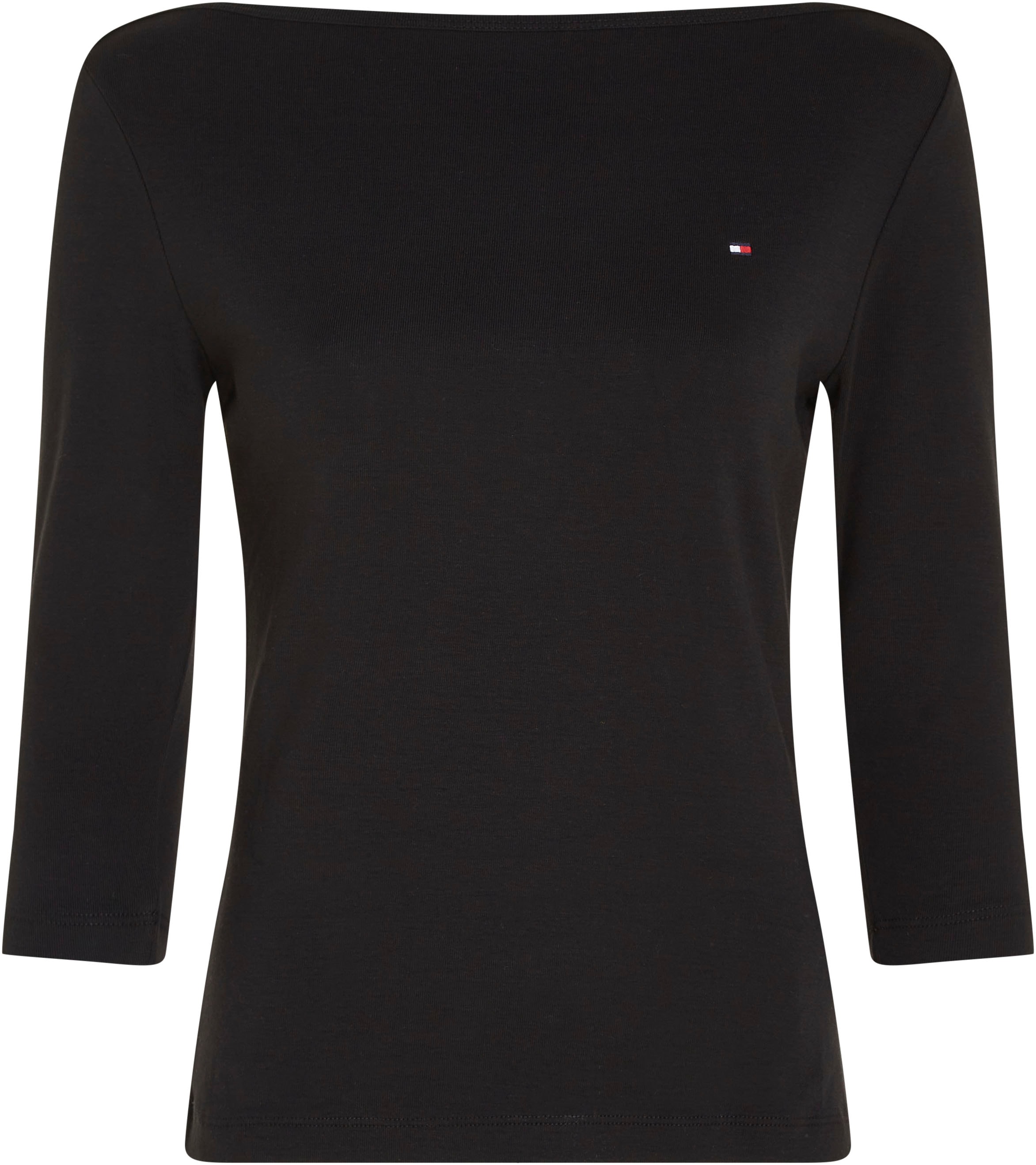 Tommy Hilfiger 3/4-Arm-Shirt »NEW CODY SLIM BOAT-NK 3/4SLV«, mit Logostickerei