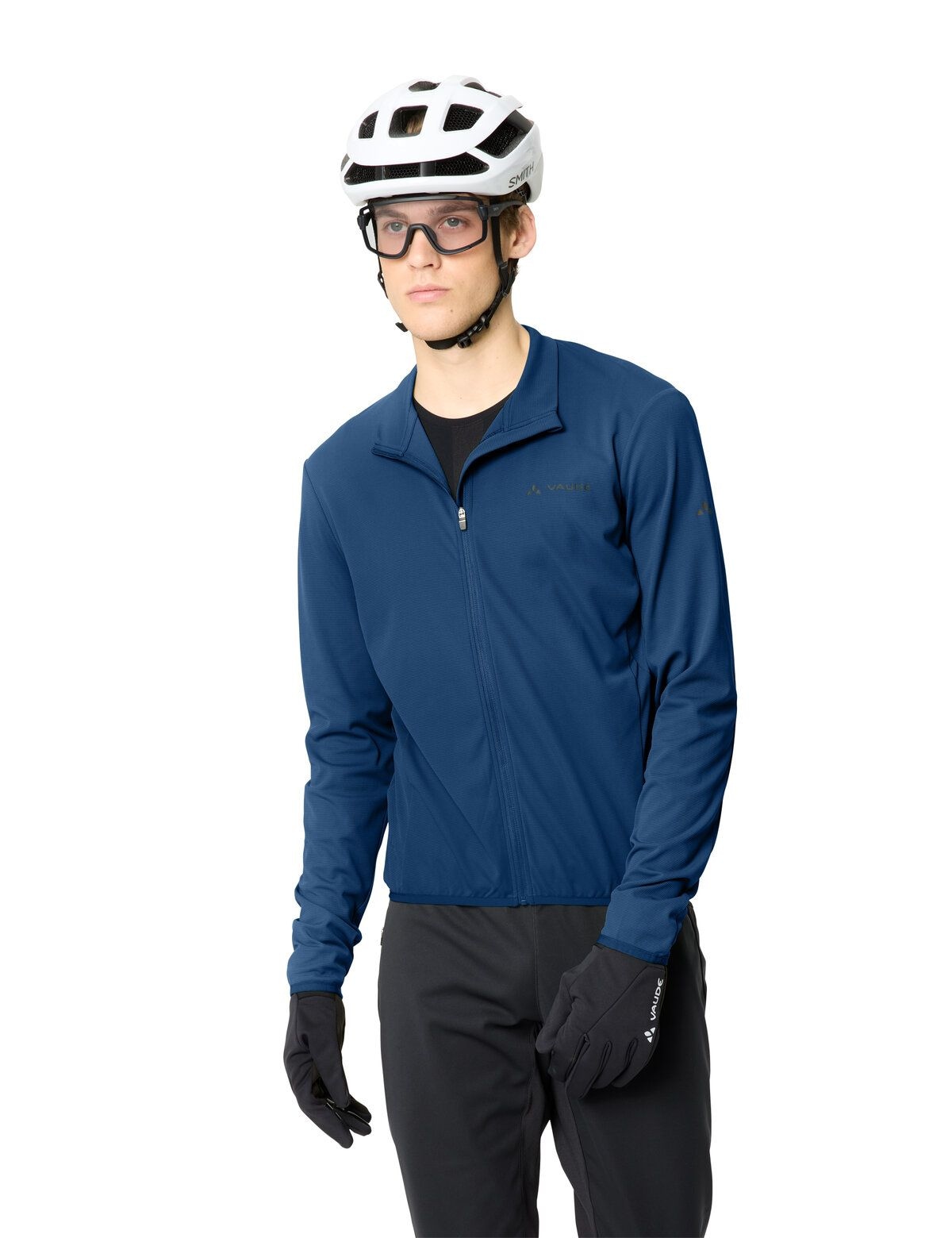 VAUDE Maillot de cyclisme »MEN'S MATERA LS TRICOT II« pour cyclisme, avec deux poches arrière ouvertes, à manches longues
