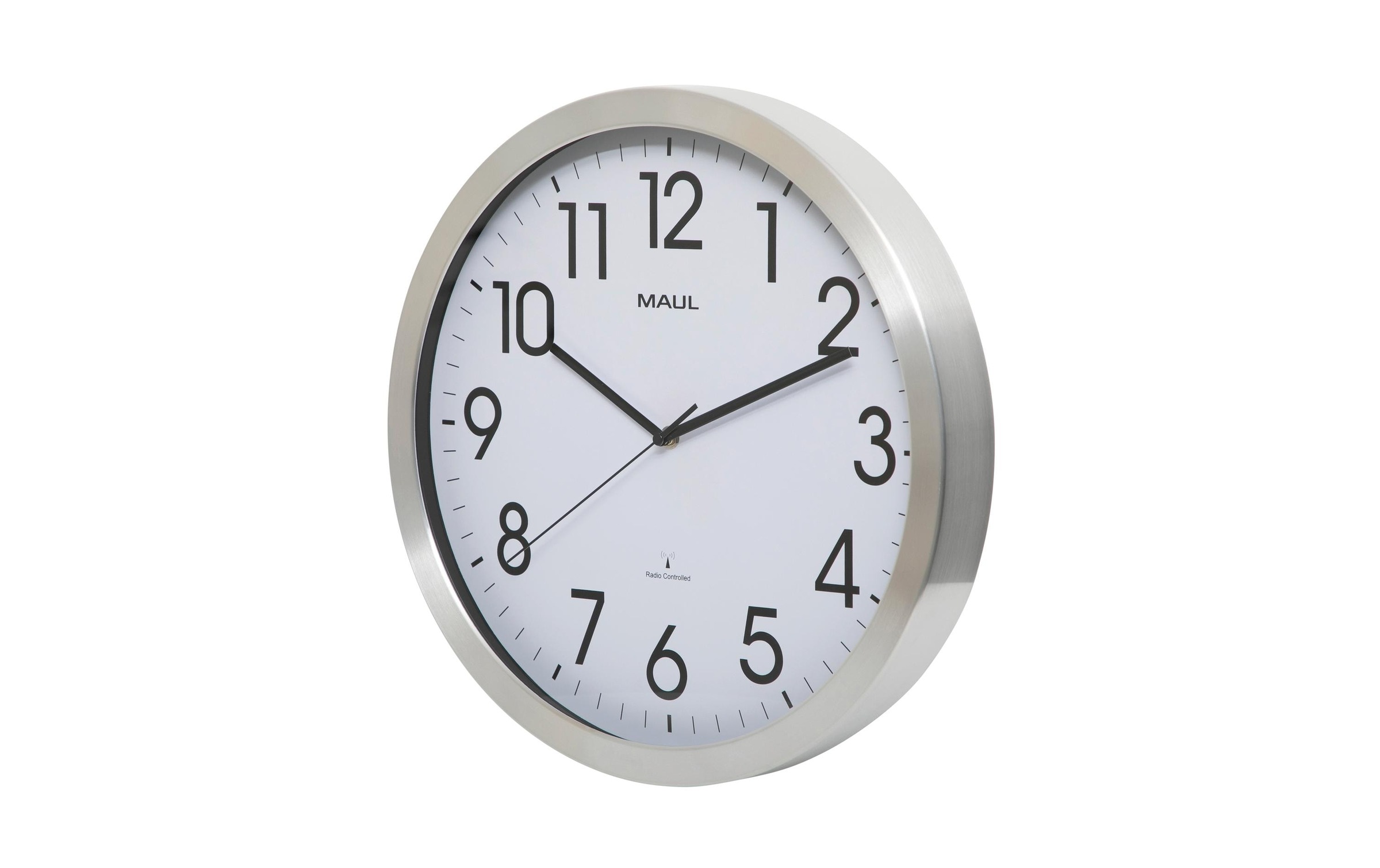 Maul Wanduhr »Wanduhr MAULmove, Silberfarben«
