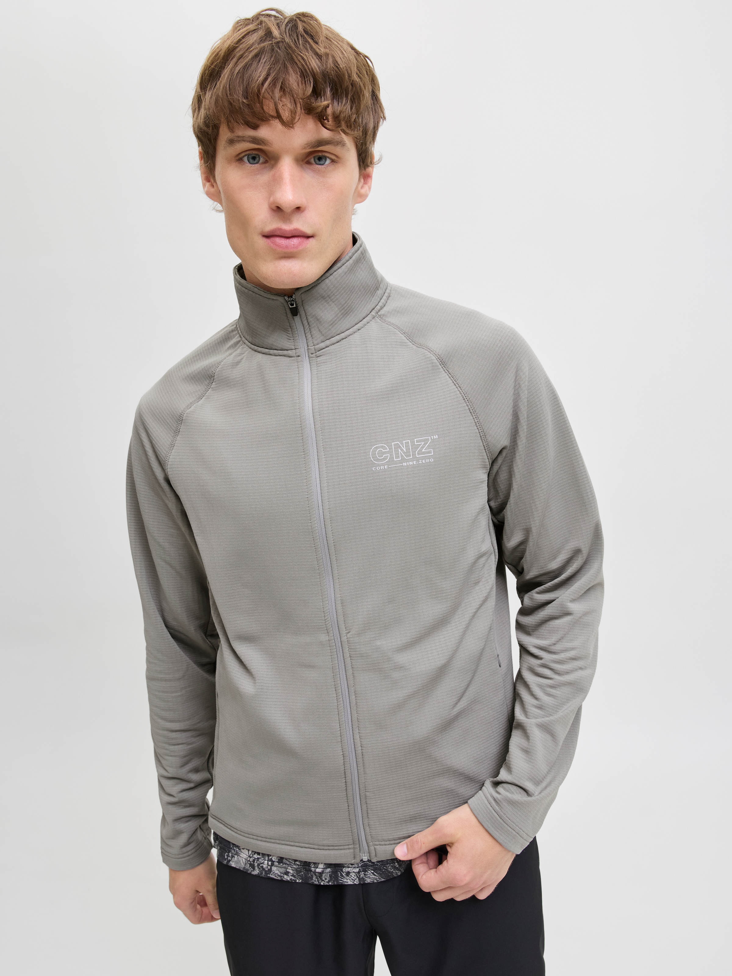 Image of Jack & Jones Sweatjacke "JCOCNZ STRUCTURE FULL ZIP SN"