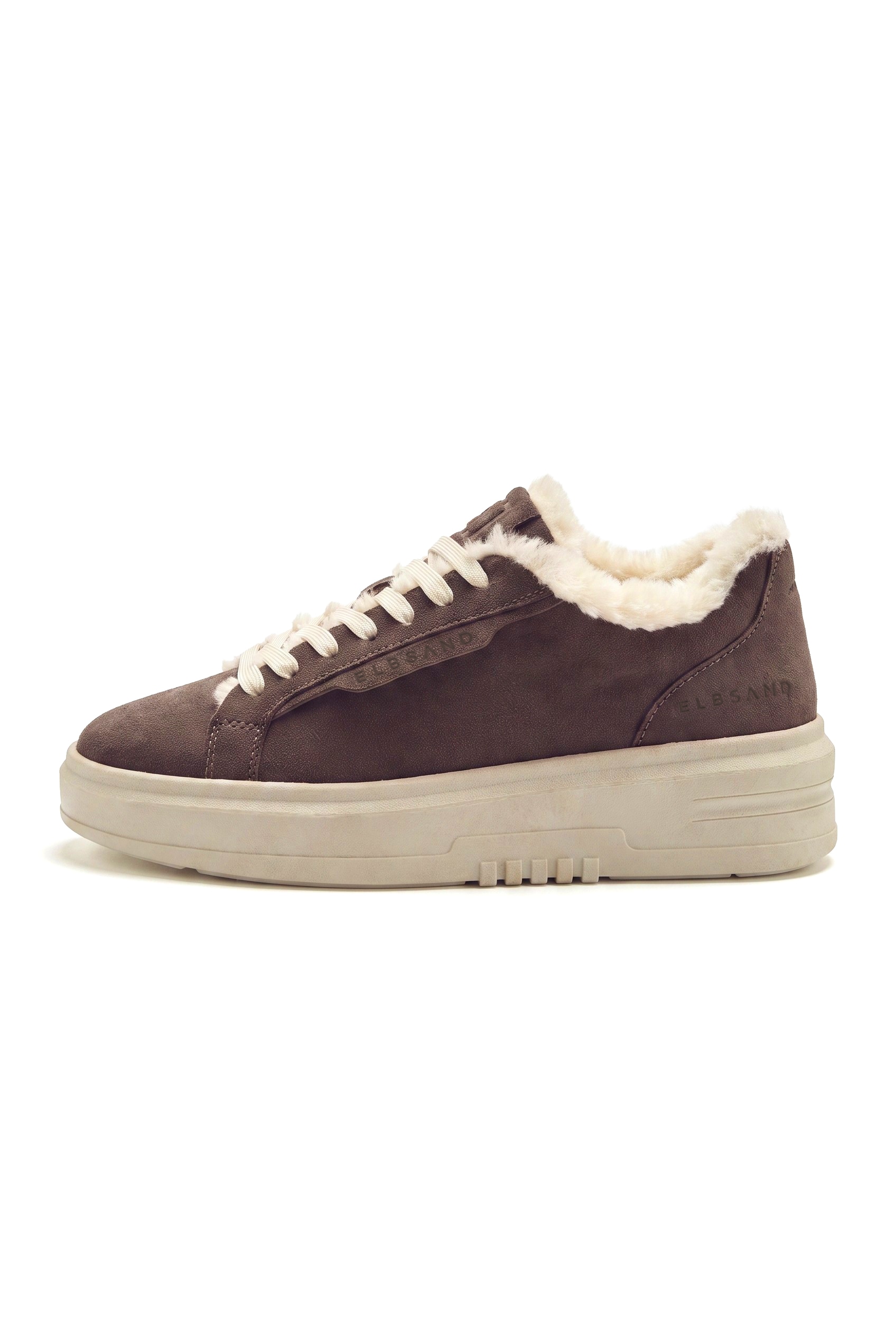 Elbsand »Schnürschuh, Turnschuh, Schnürhalbschuh, Freizeitschuh, Ledersneaker«  NEU aus Leder mit kuscheligem Warmfutter und Plateausohle