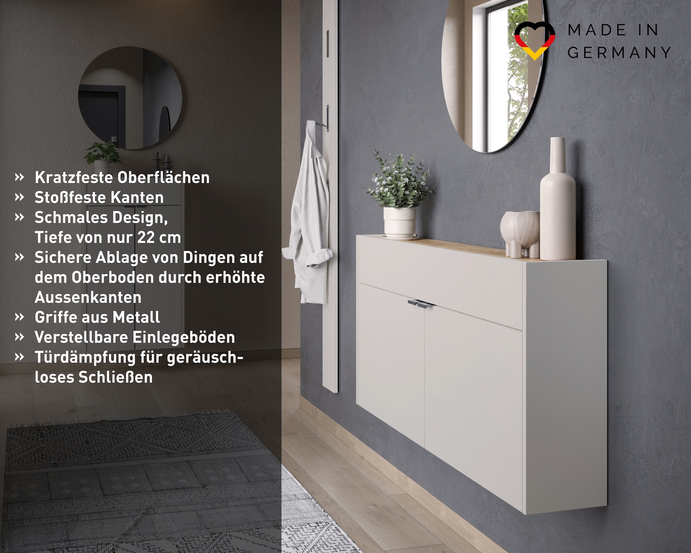 GERMANIA Ensemble de vestiaires »GW-Ameca« Ensemble, 3 cuis tlg.