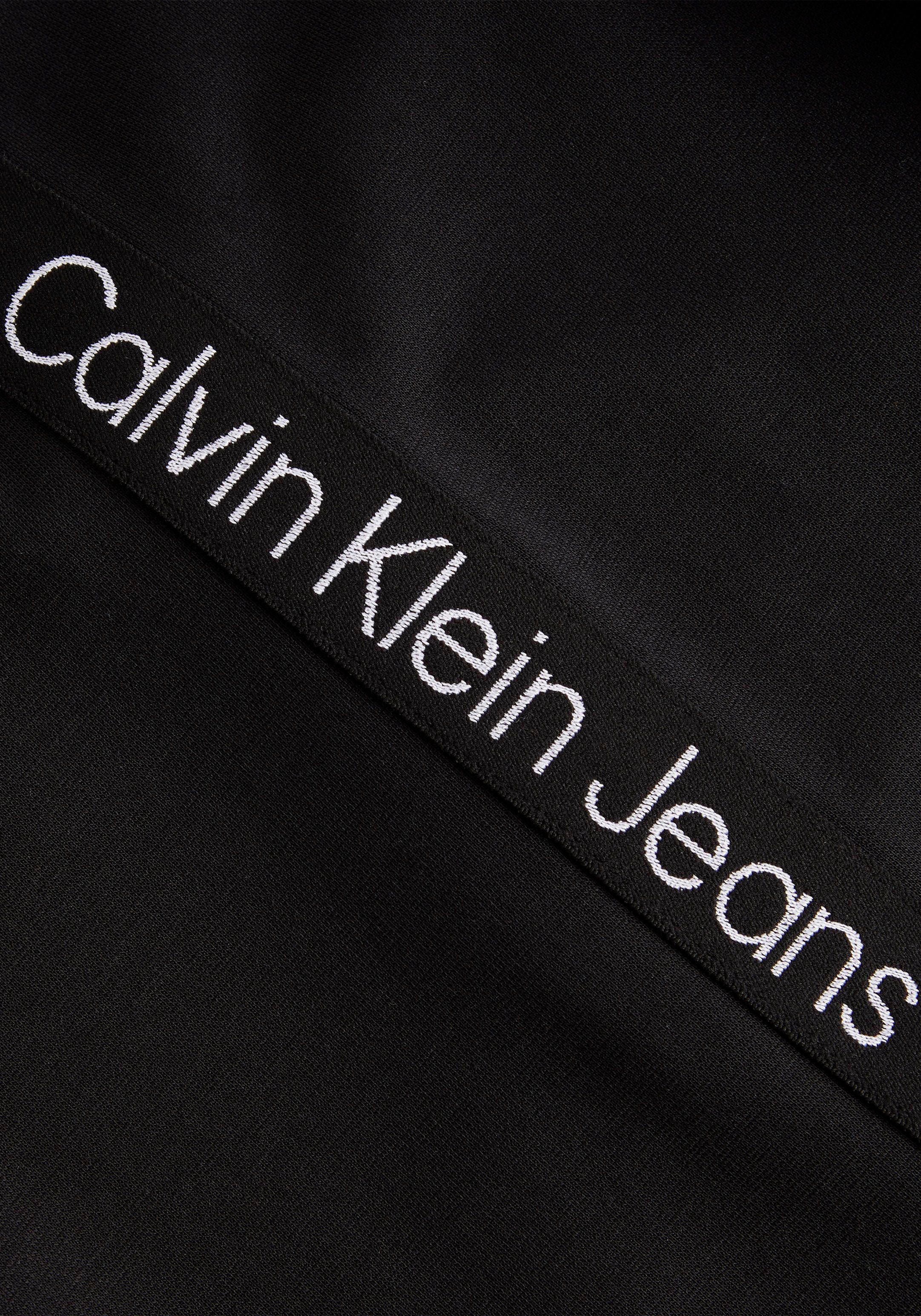 Rundhalsausschnitt versandkostenfrei Shirtkleid, kaufen ♕ Klein hohem Plus Jeans mit Calvin
