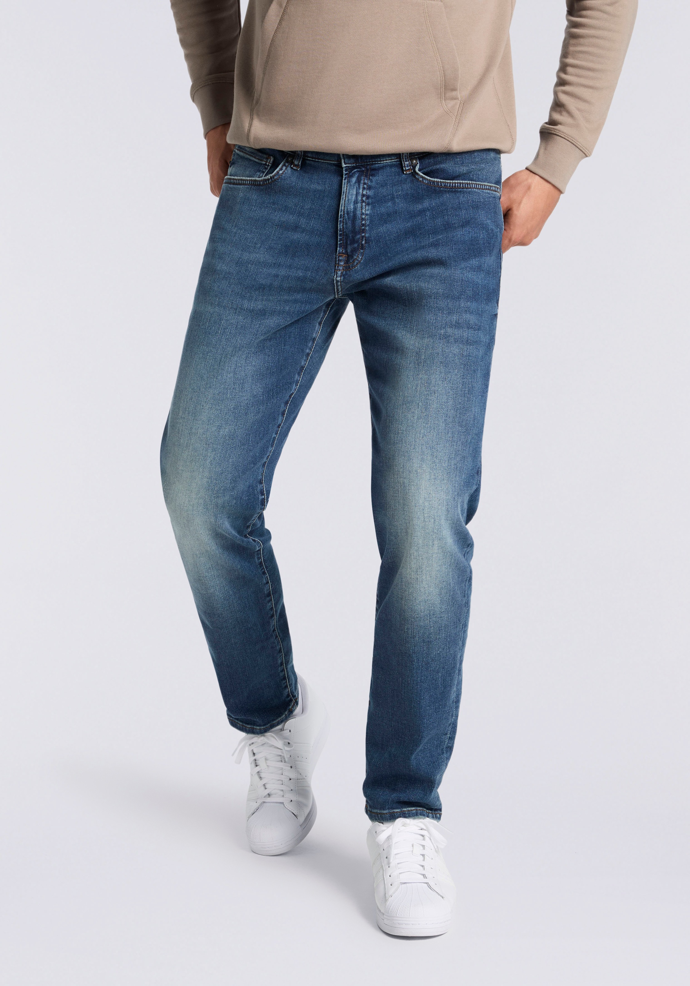 Image of BOSS ORANGE Regular-fit-Jeans "RE.MAINE BO" mit BOSS-Lederbadge