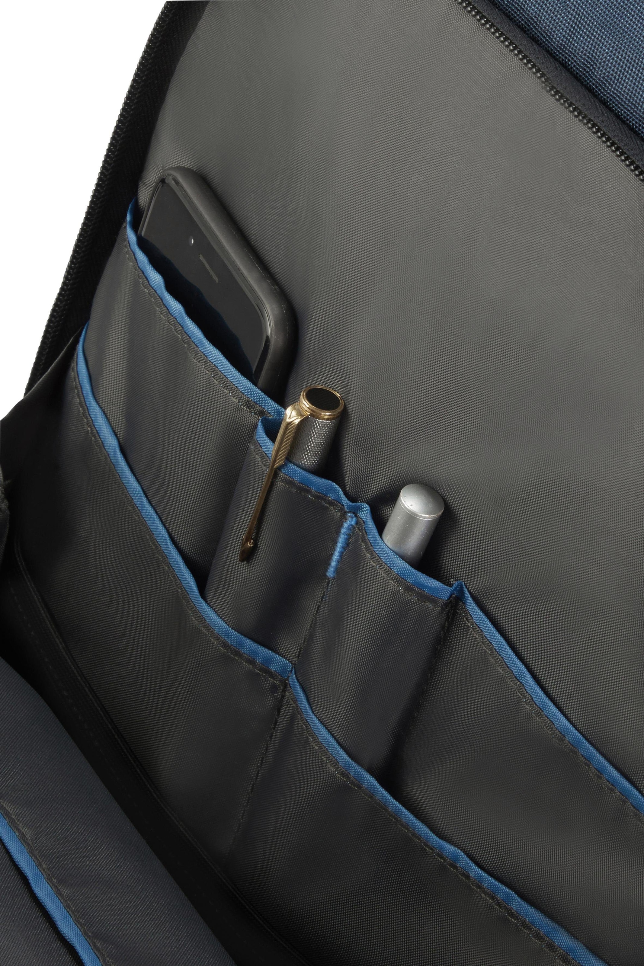 Samsonite Laptoprucksack »Guardit 2.0, blue, M«, Freizeitrucksack Schulrucksack Cityrucksack Arbeitsrucksack Laptopfach