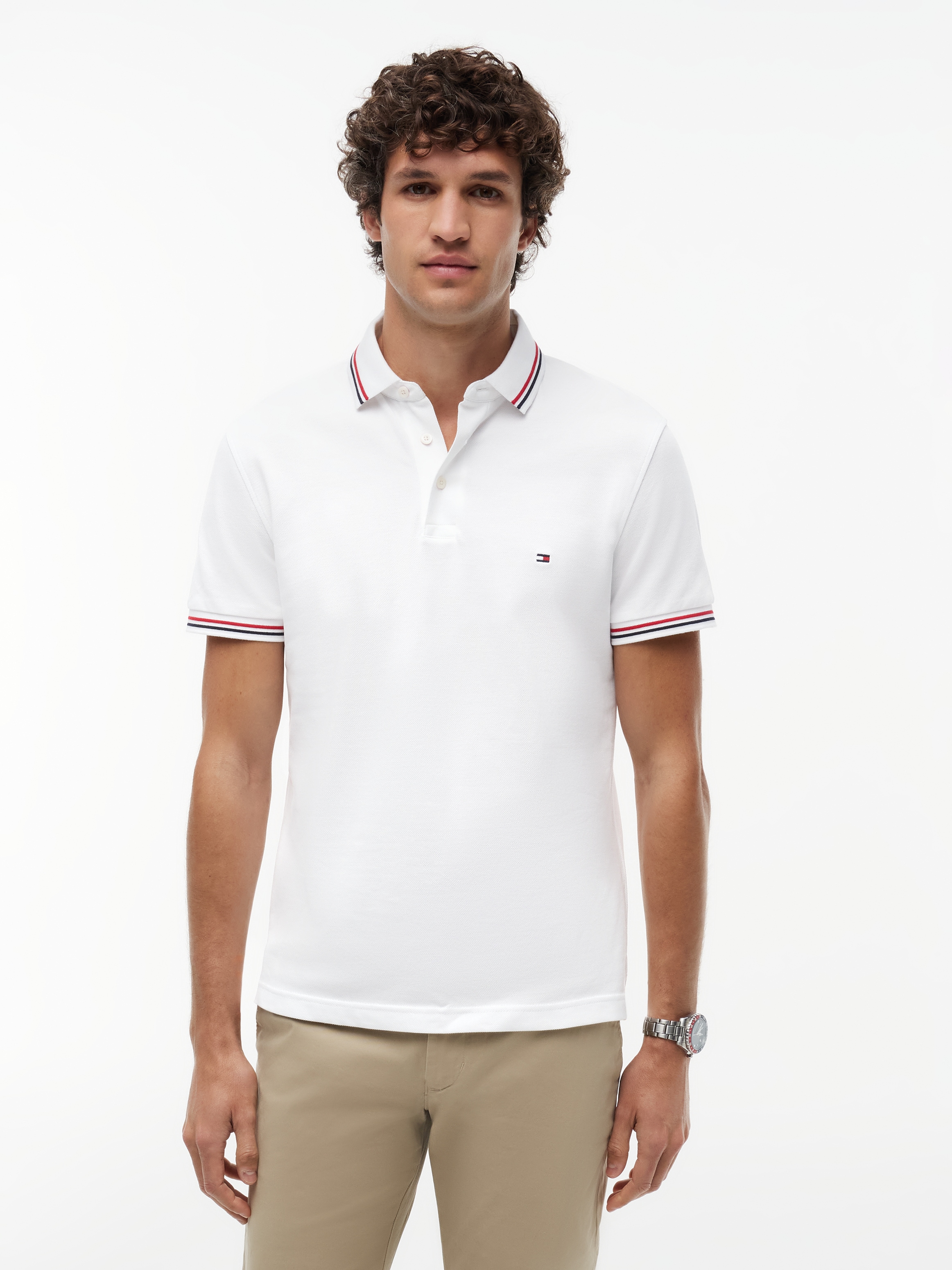Image of Tommy Hilfiger Poloshirt "TIPPED SLIM FIT POLO" mit Kontrast-Details
