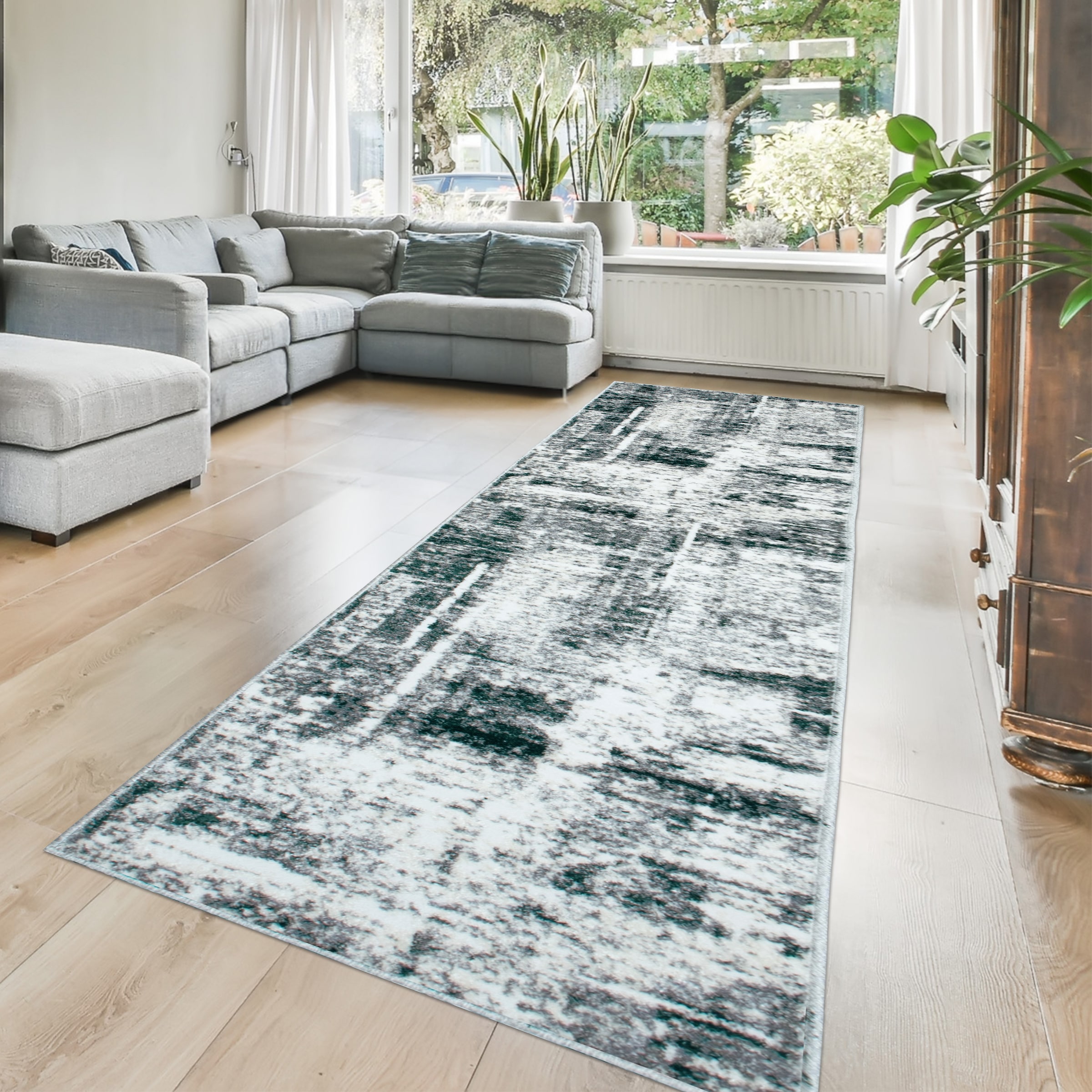 my home Läufer »Salsa« rechteckig 9 mm Höhe mit besonders weichem Flor, Kurzflor, im Vintage-Look, dichte Qualität