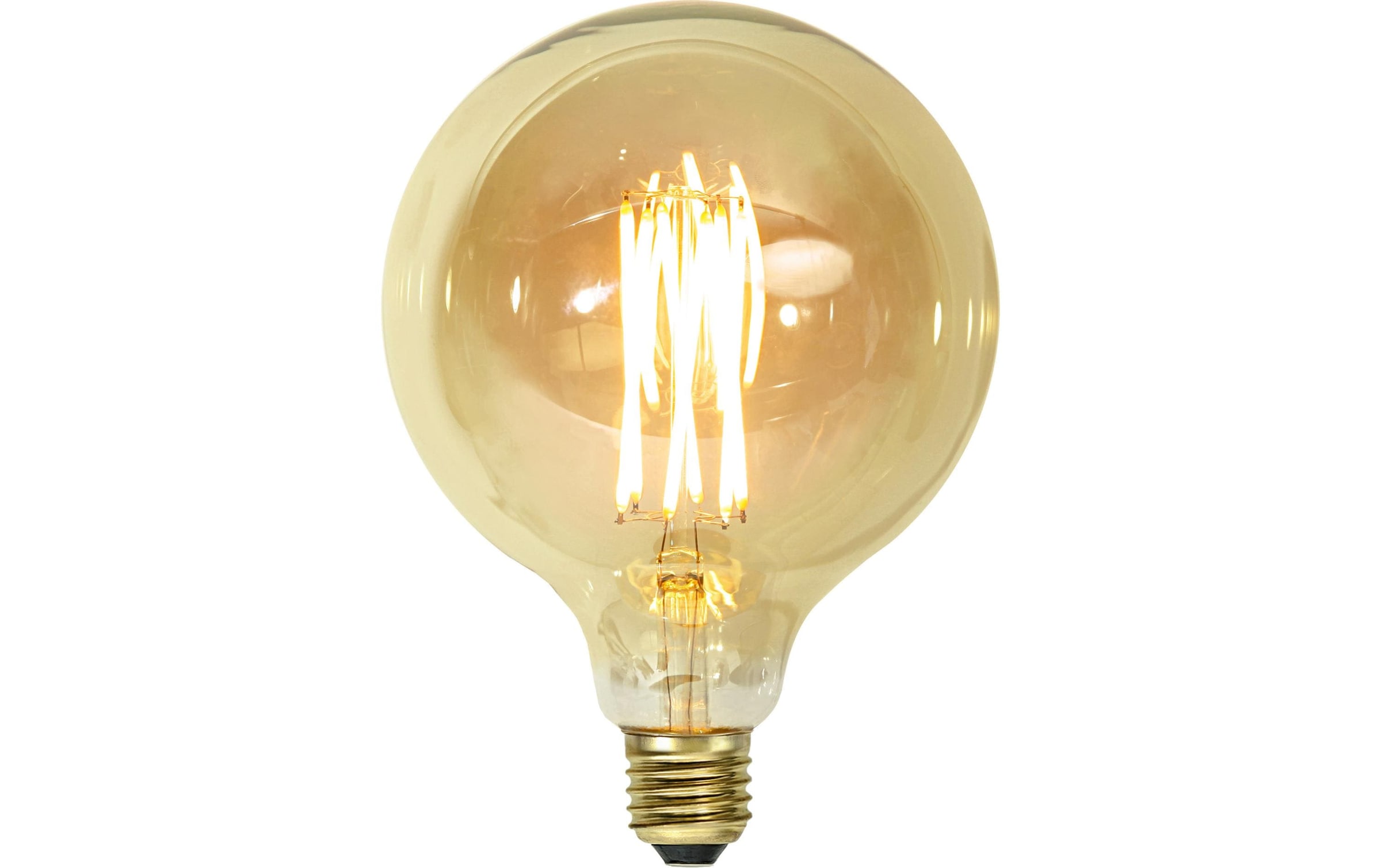 STAR TRADING Deckenleuchte »Trading Lampe Vintage Goldfarben G12«