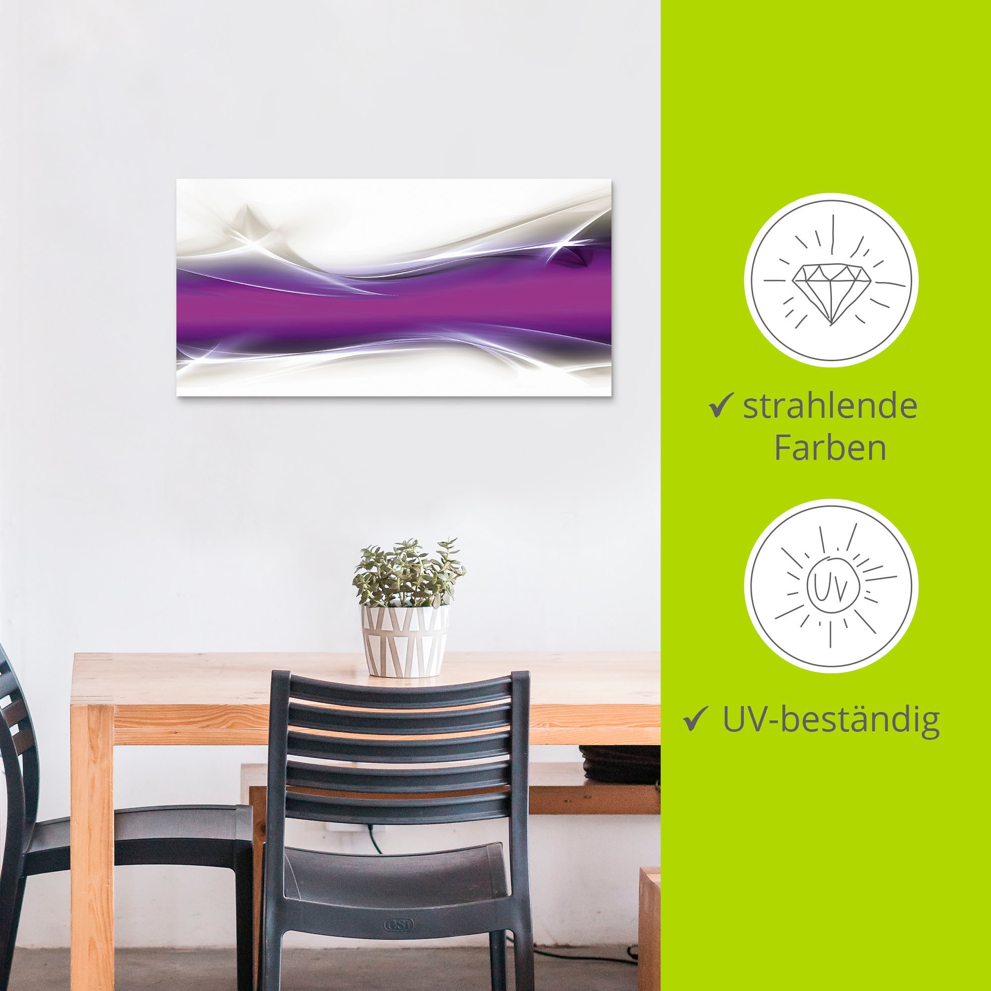 Artland Wandbild »Kreatives Element« Gegenstandslos 1 Stk. tlg. als Alubild, Leinwandbild in verschied. Grössen