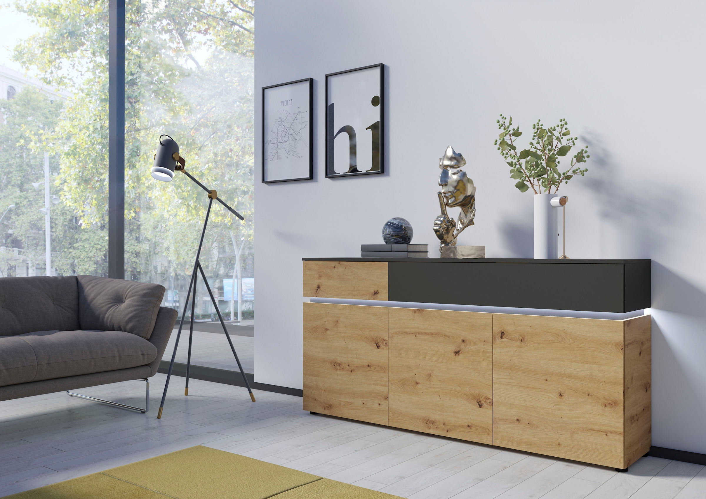 Image of INOSIGN Sideboard »Luci«, Breite 180, 5 cm bei Ackermann Versand Schweiz