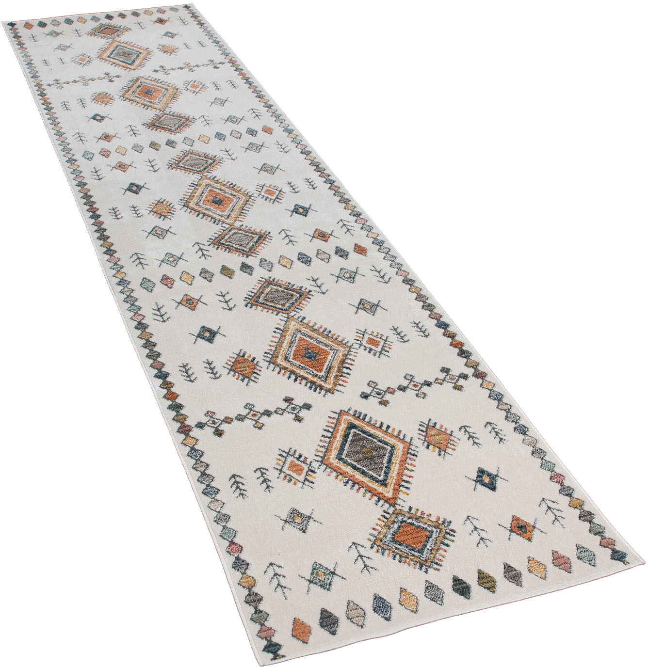 Image of Paco Home Läufer »Harnuba 760«, rechteckig, 9 mm Höhe, Teppich-Läufer, Kurzflor, Ethno Design, ideal im Flur & Schlafzimmer bei Ackermann Versand Schweiz