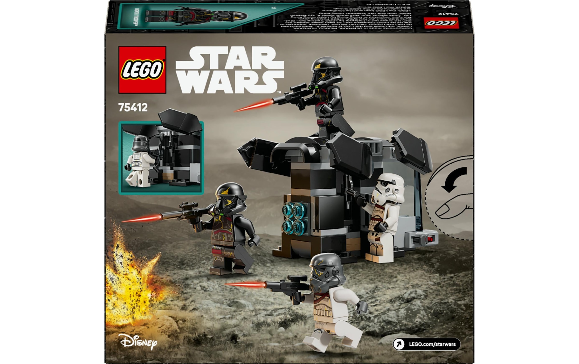 LEGO® Spielbausteine »Star Wars Todestruppler & Nachttruppler Battle Pack 75412«, (119 St.)