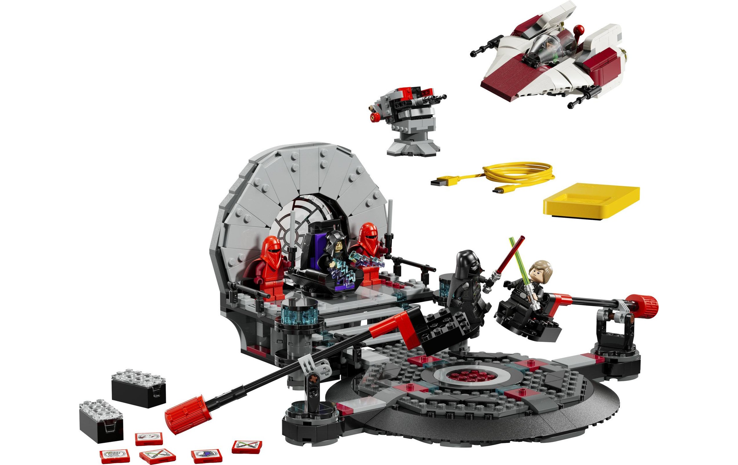 LEGO® Pions de construction »SMART Play: A-Wing und das Duell im Thronsaal (75427), LEGO Star Wars™« inclut SMART Brick; avec effets lumineux et sonores
