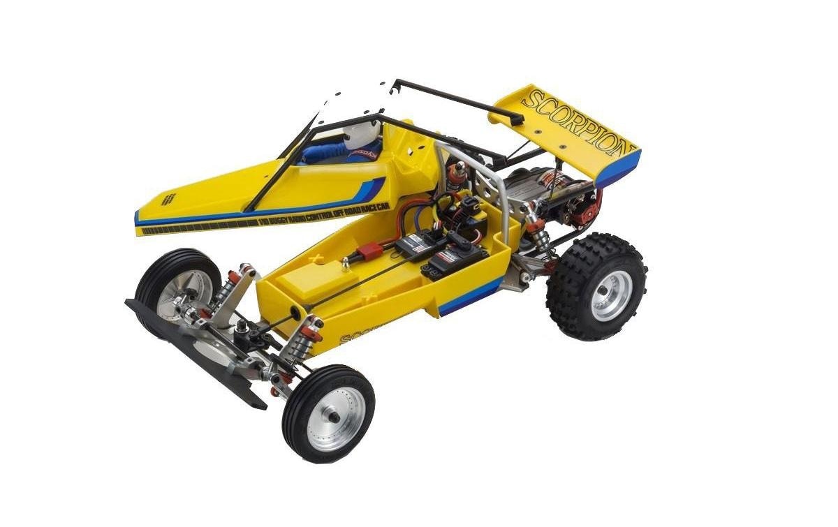 RC-Buggy »Kyosho Scorpion 2WD Legendary Series Bausatz,«, Unlackiert
