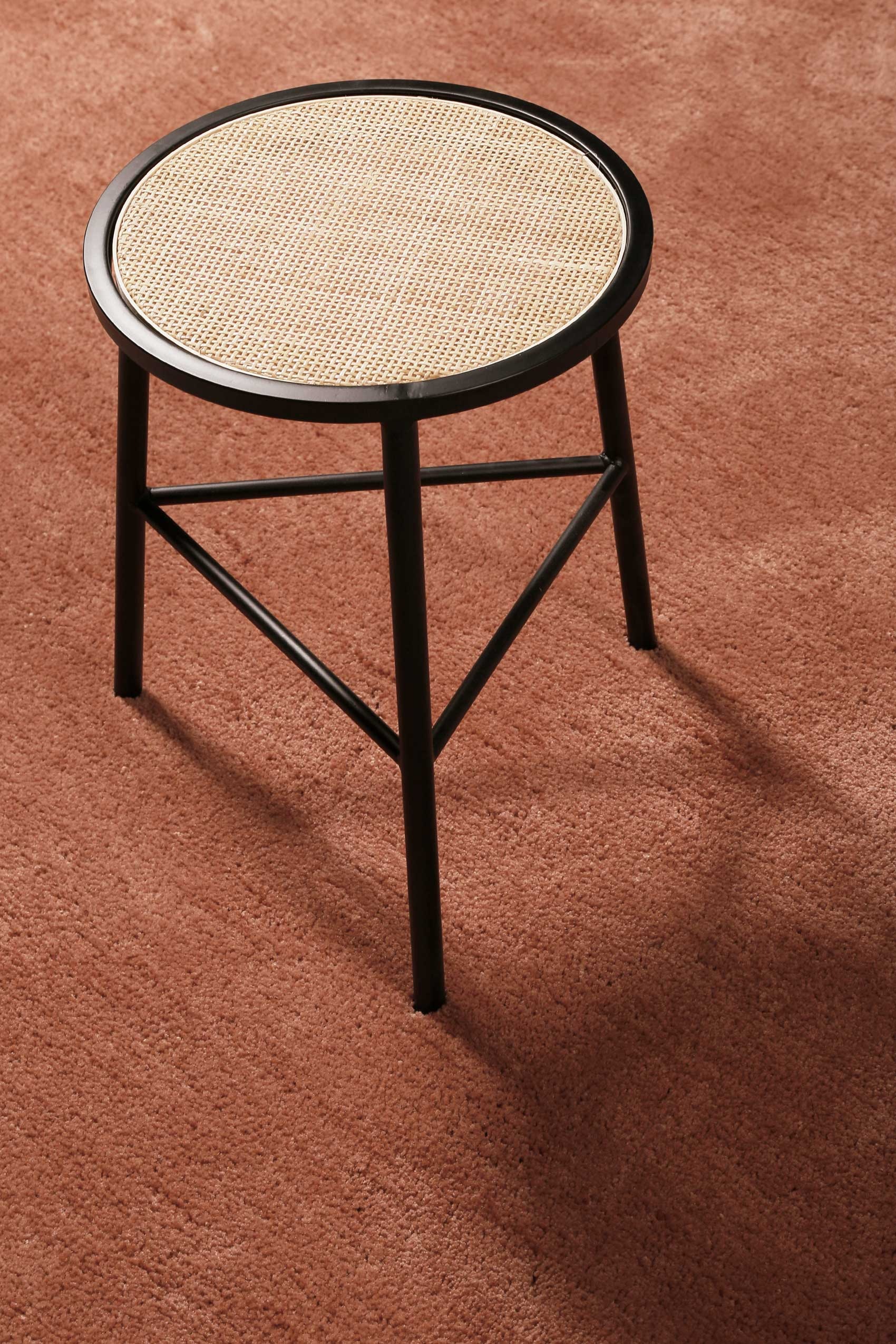 Homie Living Teppich »Pisa«, rund, 25 mm Höhe, Hochflor, Microfaser, uni, weich, Shaggy, Wohnzimmer, Schlafzimmer