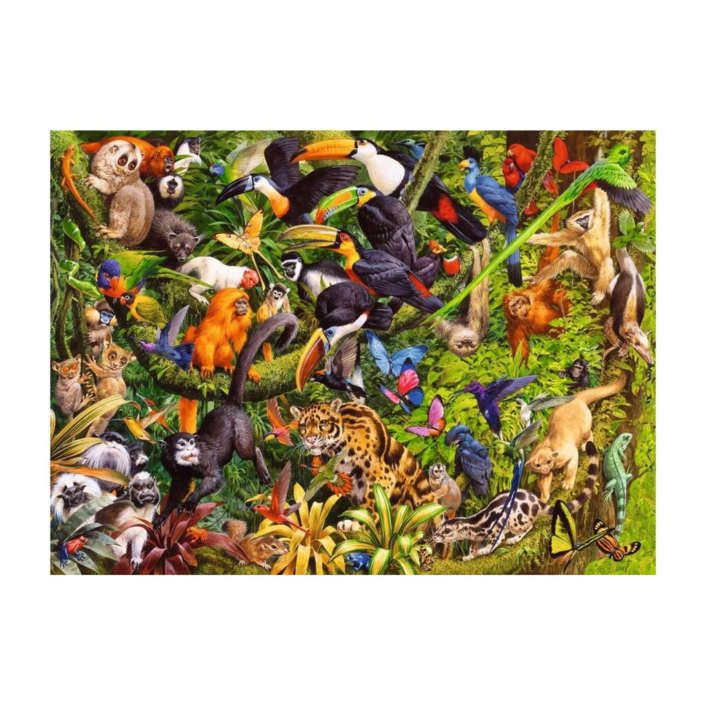 Ravensburger Puzzle »Bunter Dschungel«