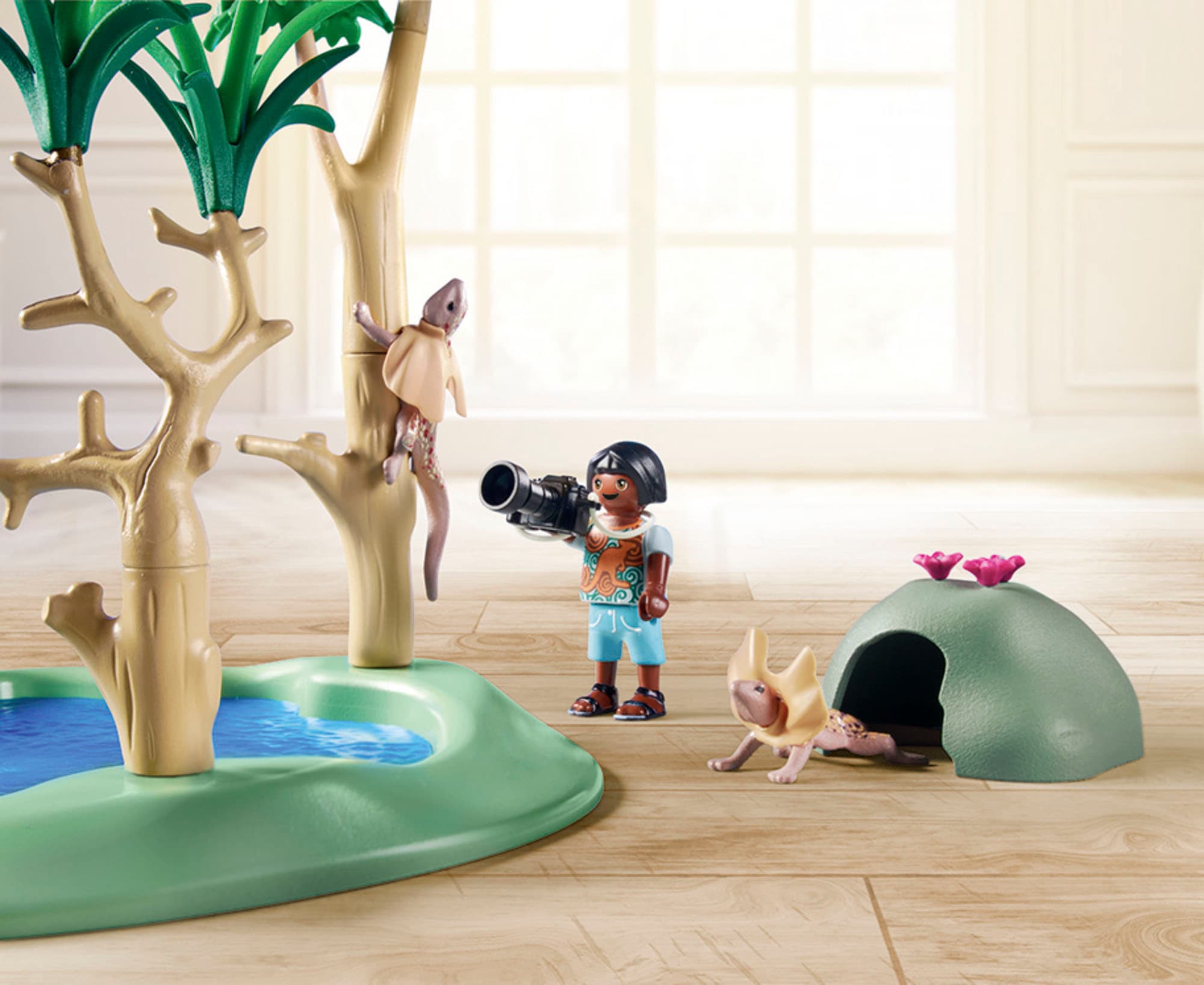 Playmobil® Jeu de construction »Korallenriff Plattform (71623), Wiltopia« Made in Europe