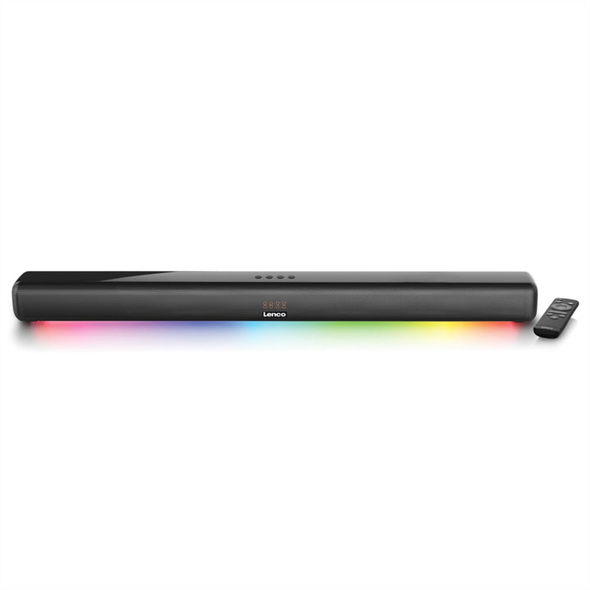 Soundbar-Lautsprecher »Lenco Soundbar SB-042LEDBK schwarz, 40w, HDMI, BT, LED licht«