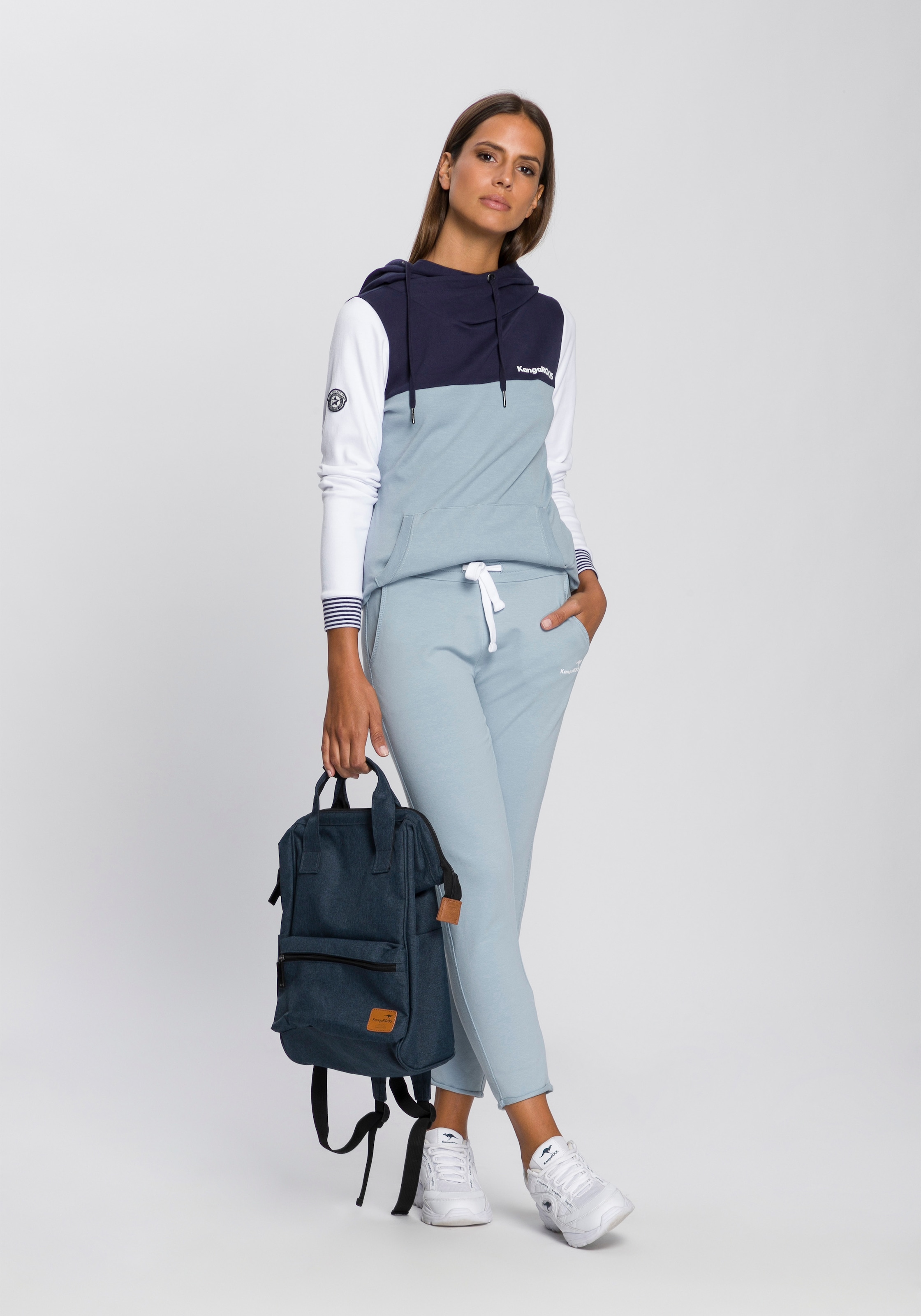 KangaROOS Jogginghose, in 7/8-Länge mit Logo-Druck