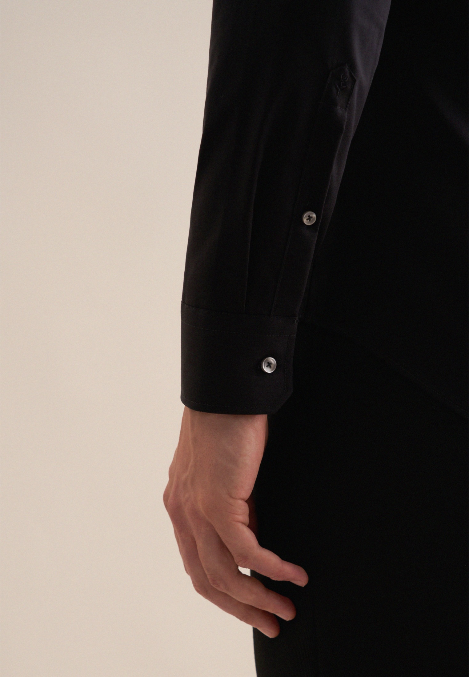 seidensticker Businesshemd »Slim«, Slim Langarm Kentkragen Uni