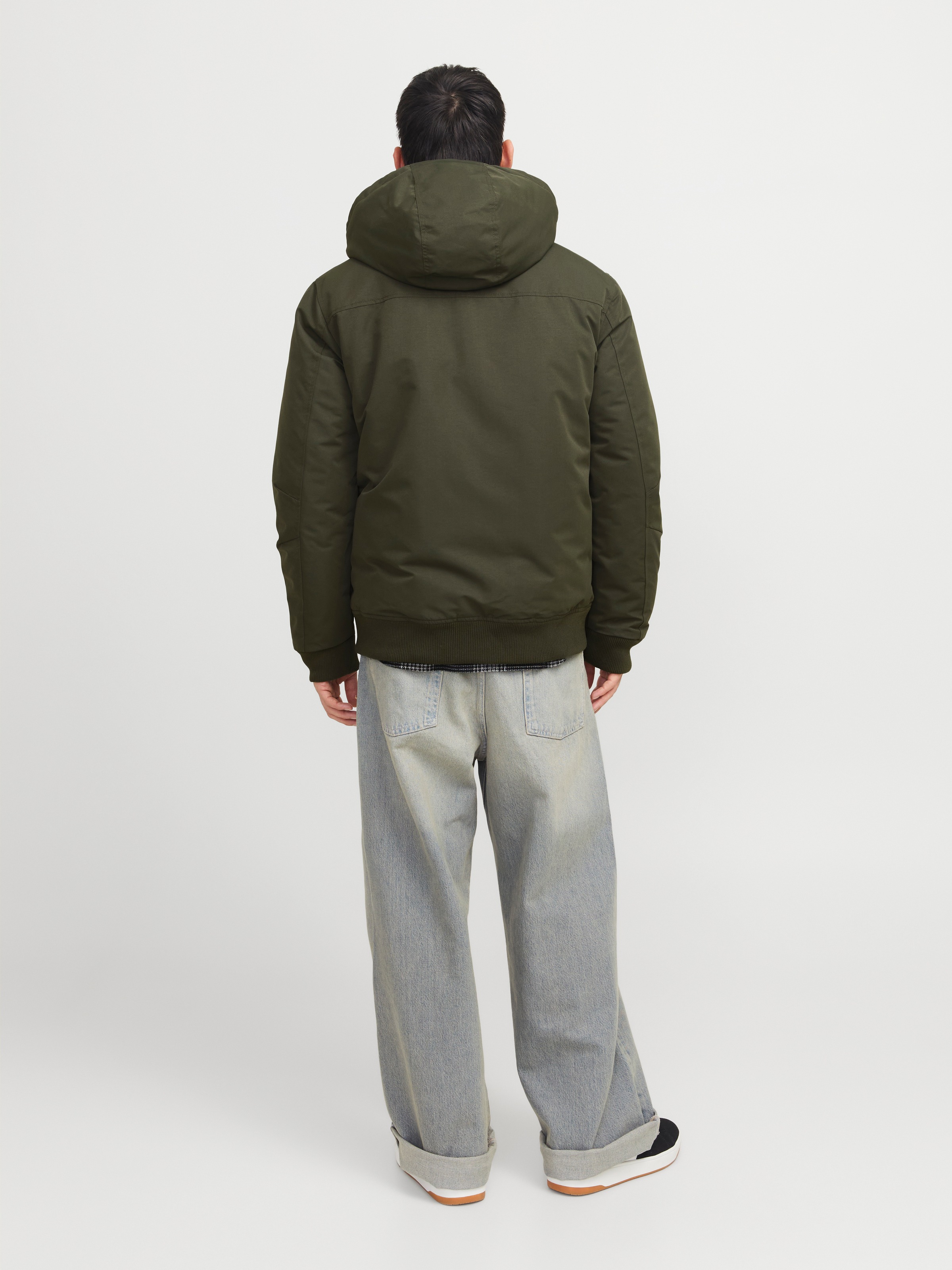 Jack & Jones Bomberjacke »JJCONSTRUCT BOMBER«, mit Kapuze
