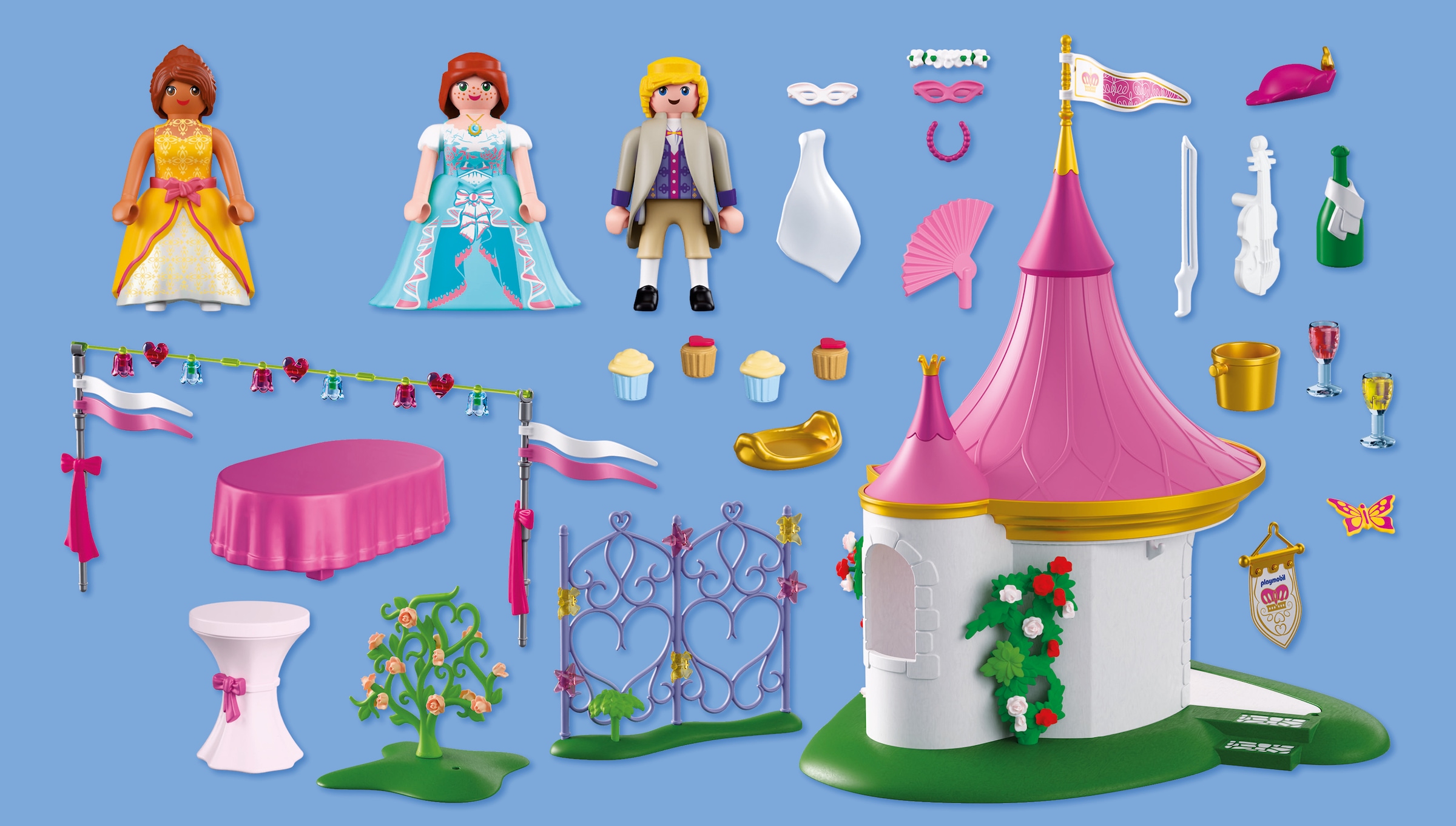 Playmobil® Jeu de construction »Maskenball im Pavillon (72052), Princess« Made in Europe