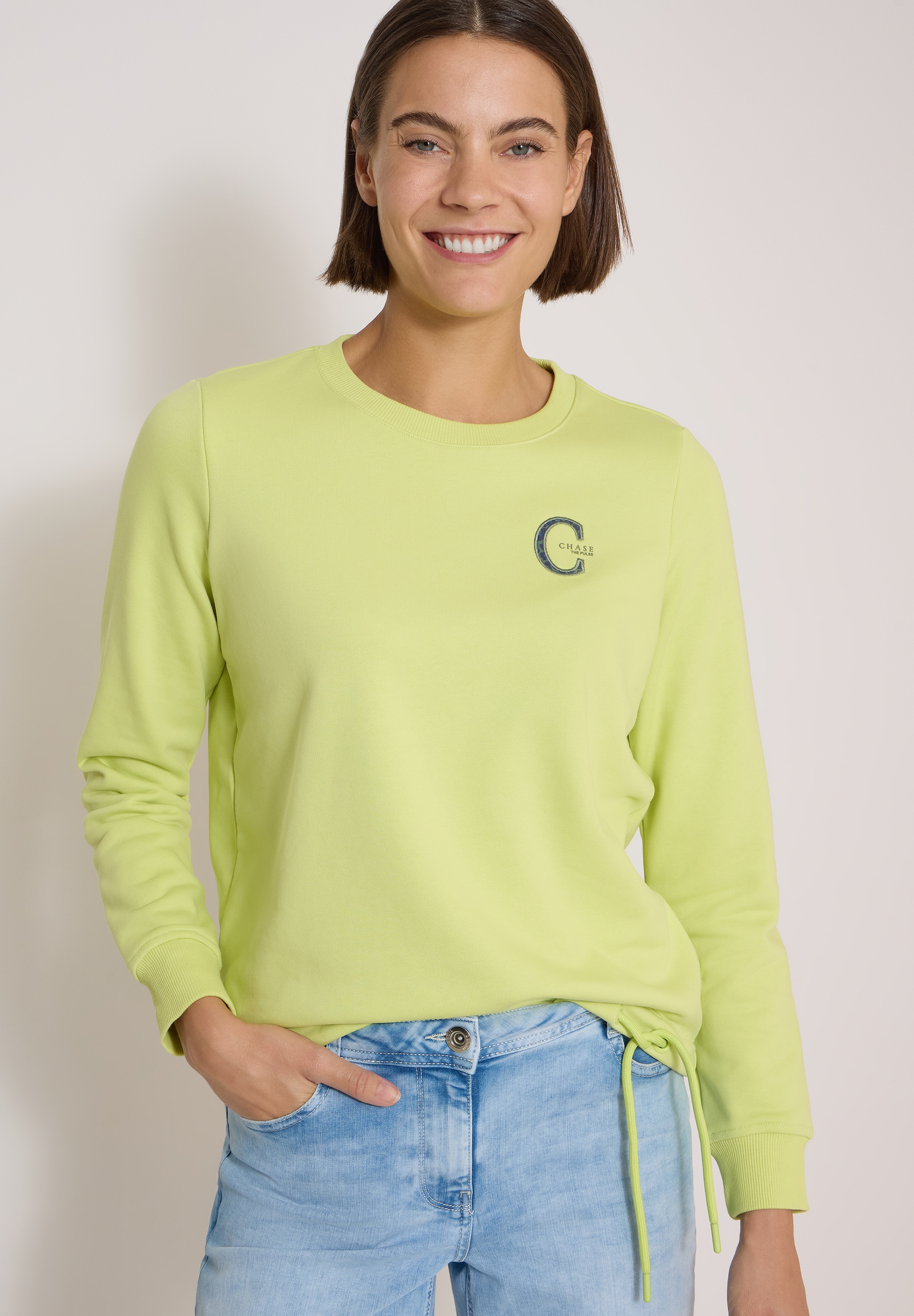 Image of Cecil Sweater, mit Rundhals und Tunnelzug