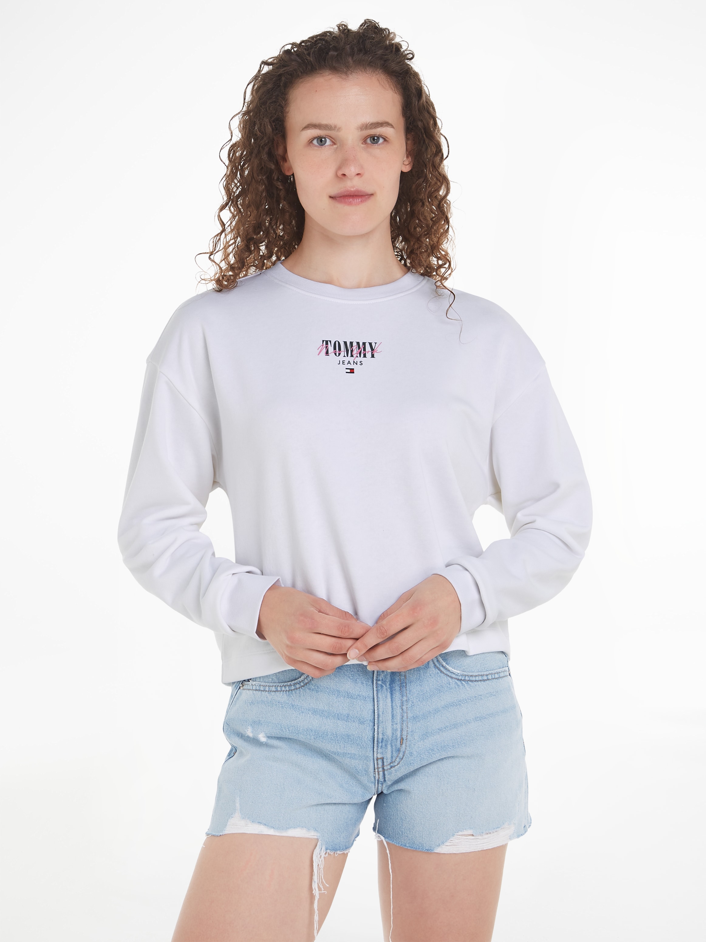 Sweatshirt »TJW RLX ESSENTIAL LOGO CREW EXT«, mit Tommy Jeans Logo-Schriftzug
