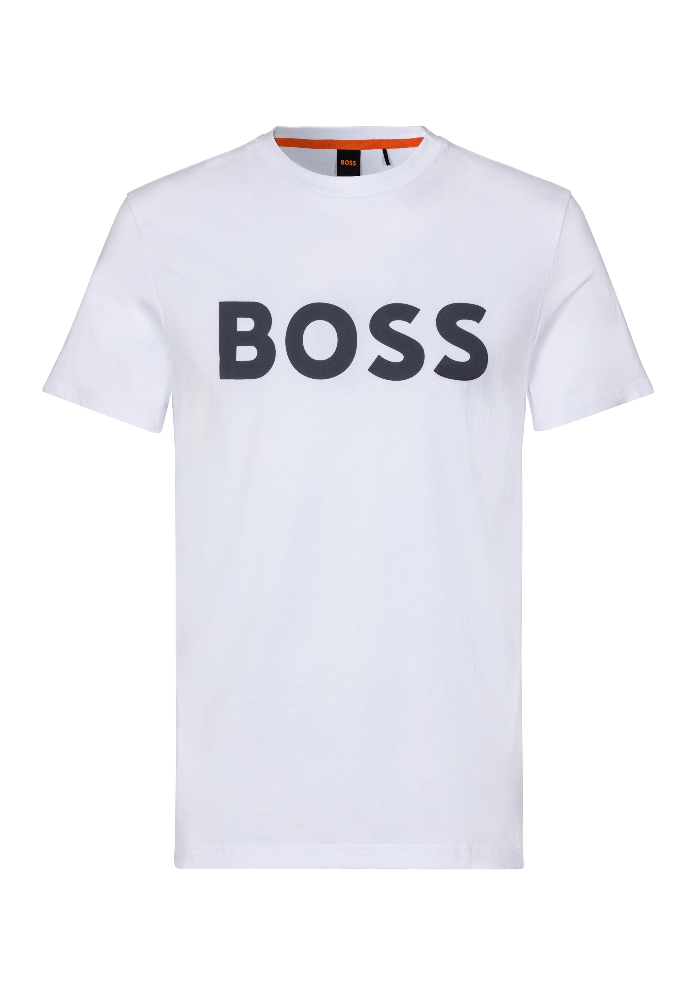 BOSS ORANGE T-Shirt »Thinking«, mit grossem BOSS Druck auf der Brust