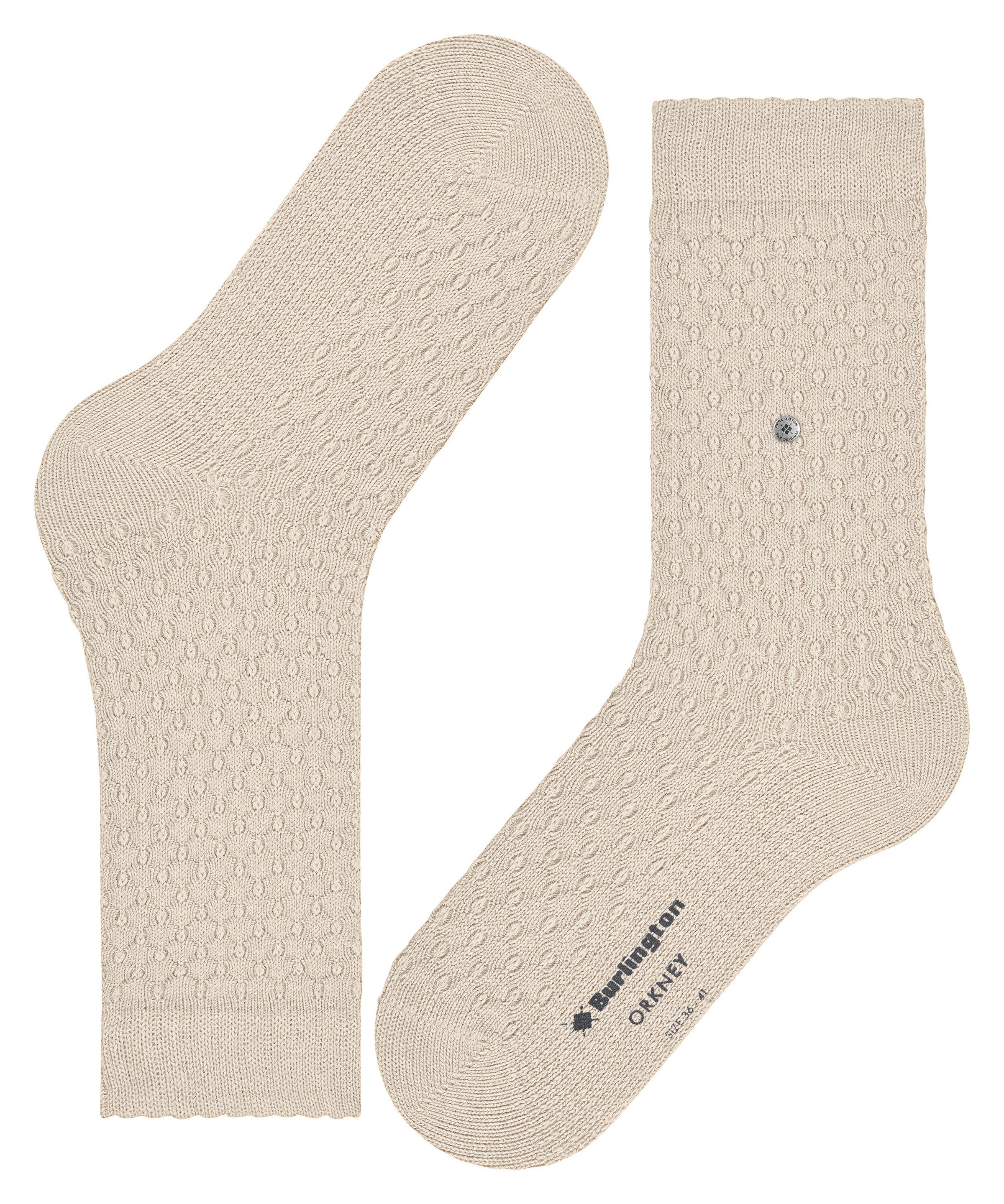 Burlington Chaussettes »Orkney« taille unique 36-41, mélange de laine chaud, toucher doux